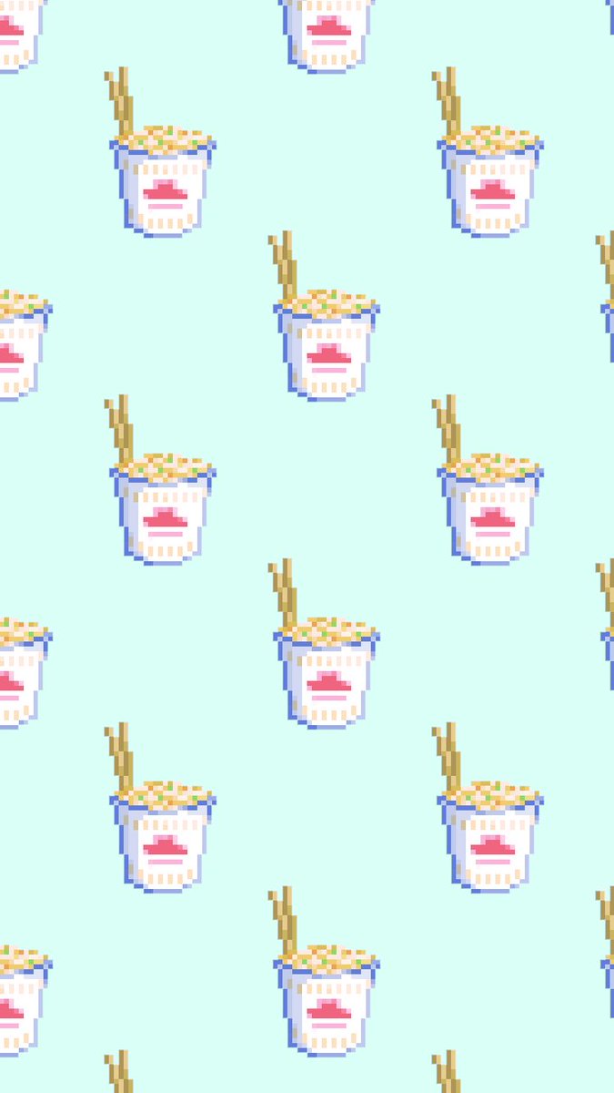 shari❕ i love ramen and all of you, im giving you these phone wallpaper i made!! im having fun w/ pixel art lately