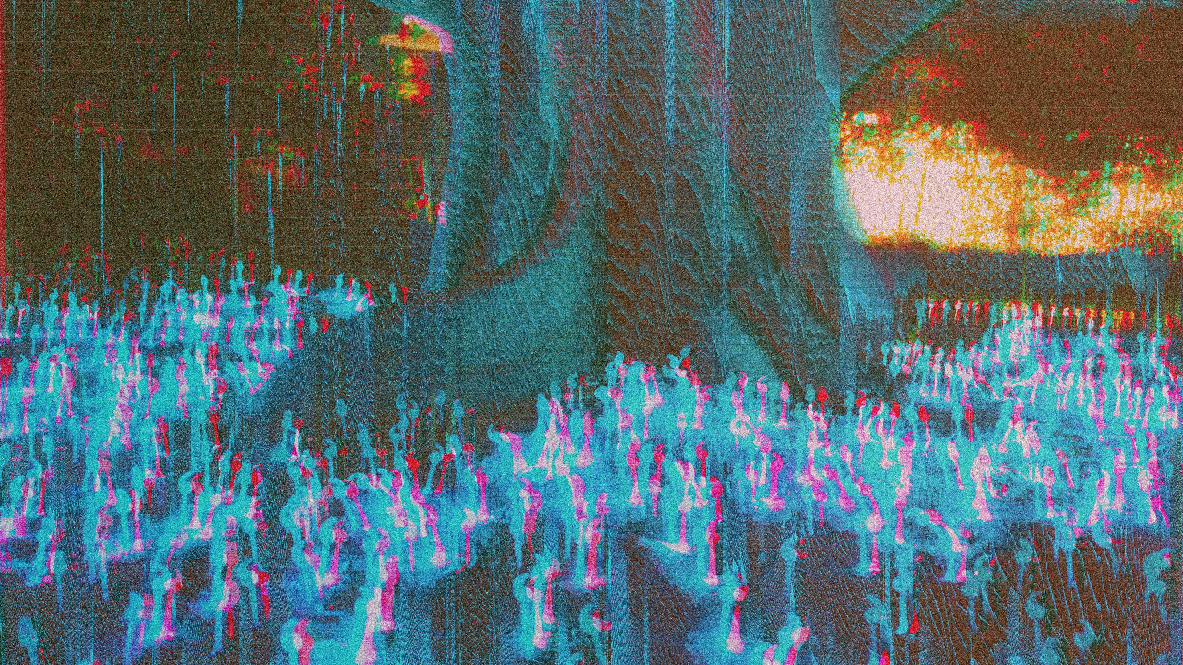 Wallpaper 4k Glitch Abstract 4k Wallpaper