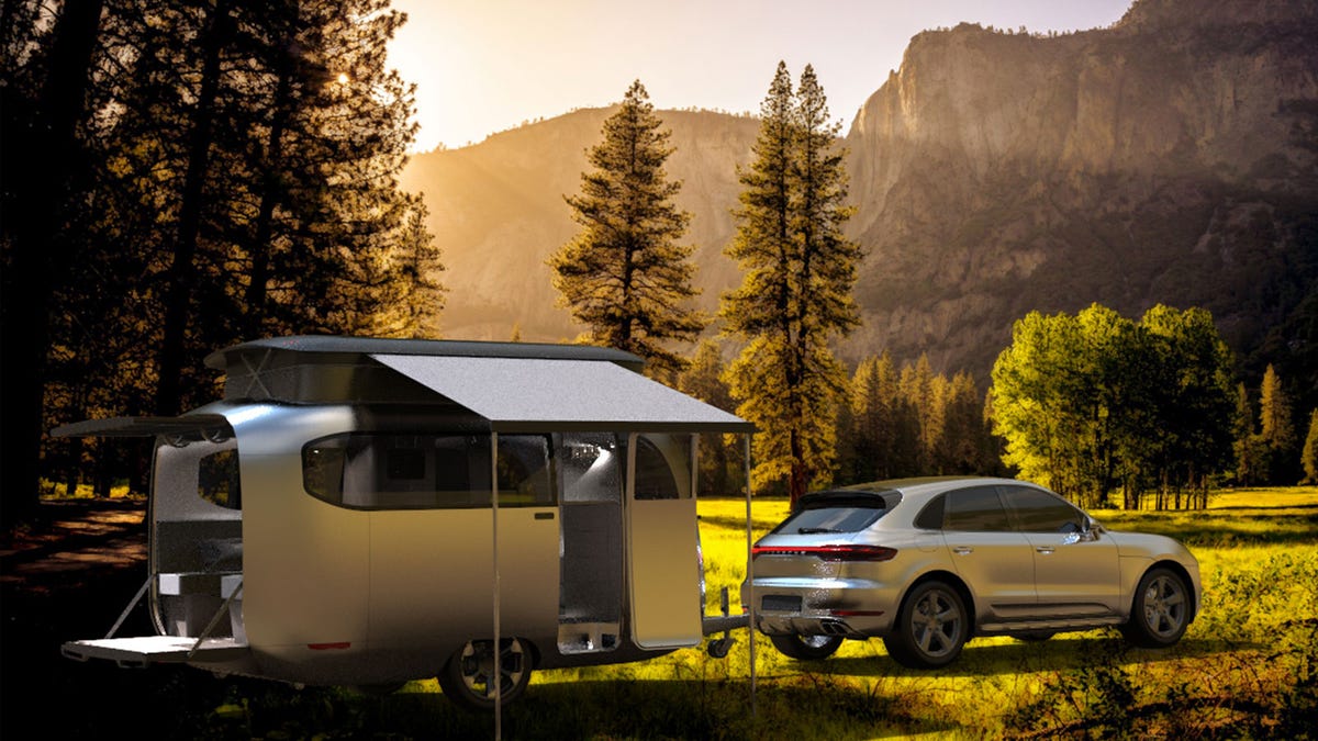 Airstream and Porsche's Futuristic RV Would Look Great Hooked to Your Taycan