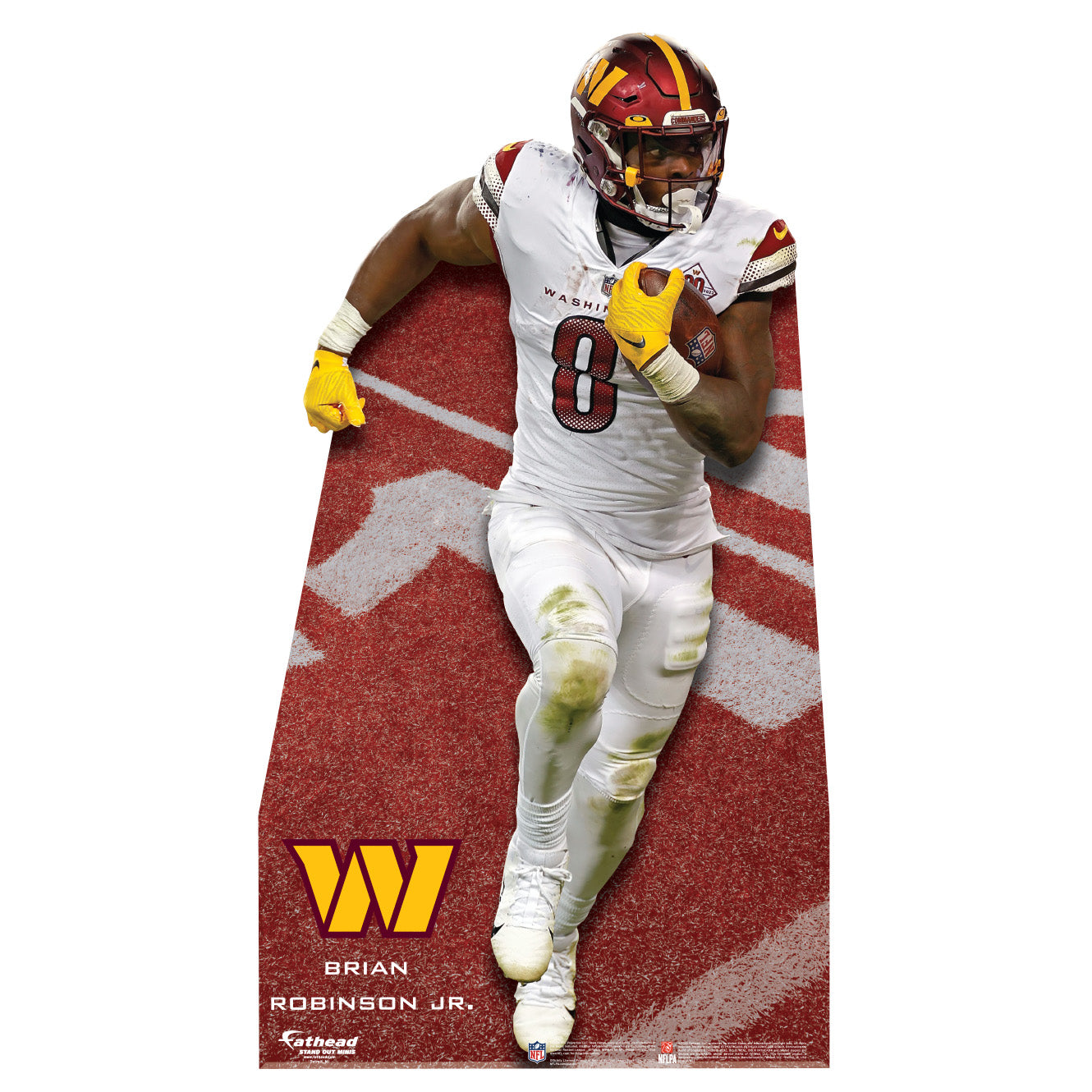 Washington Commanders: Brian Robinson Jr. 2022 Mini Cardstock Cutout