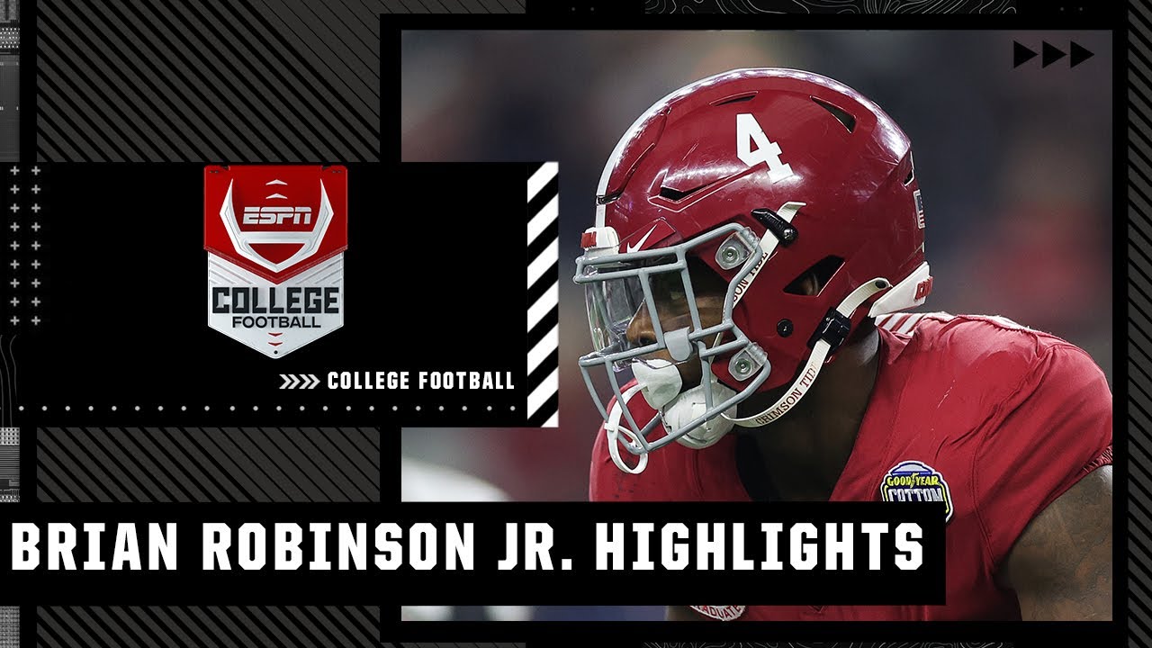 Brian Robinson Jr. MAKES ALABAMA HISTORY rushing for 204 YDS against Cincinnati