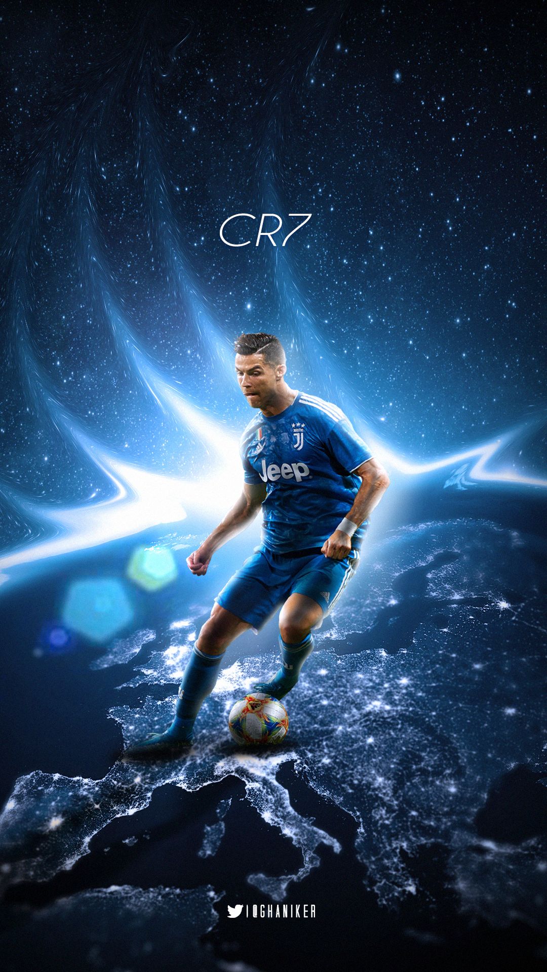 cr7 galaxy wallpaper