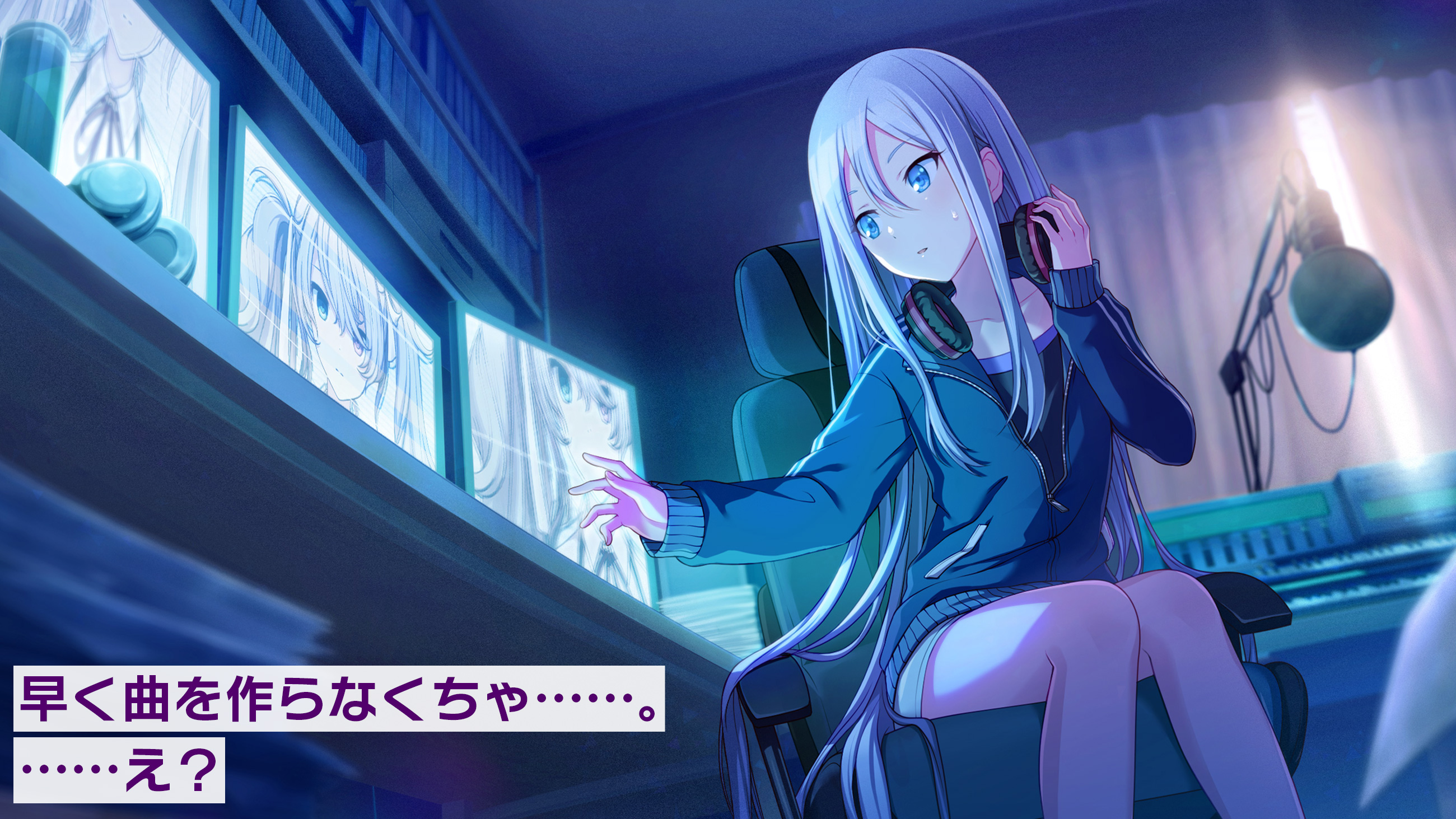 Hatsune Miku, Yoisaki Kanade, And 25 Ji Miku (vocaloid And 1 More) Drawn