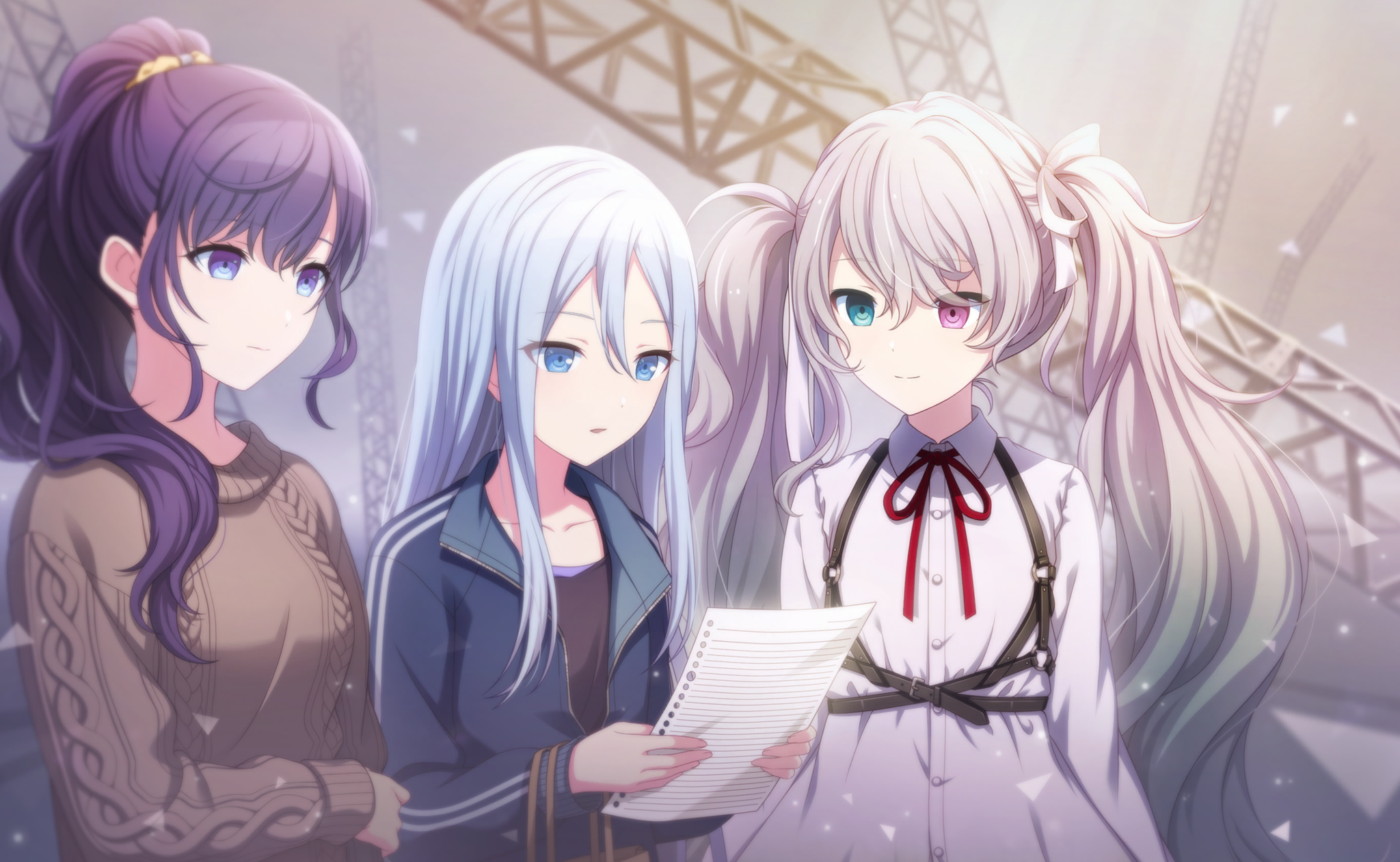 Project Sekai: Colorful Stage! Feat. Hatsune Miku HD, Hatsune Miku, Asahina Mafuyu, Yoisaki Kanade Gallery HD Wallpaper