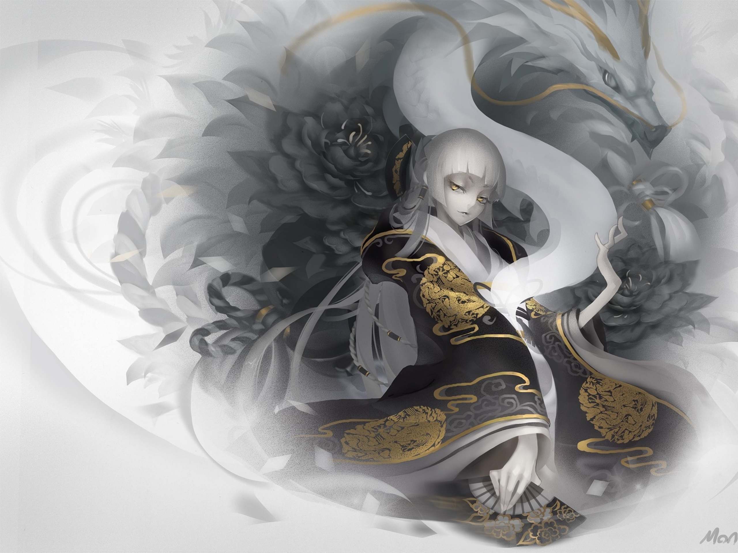 Anime Dragon Spirit HD Wallpaper and Background