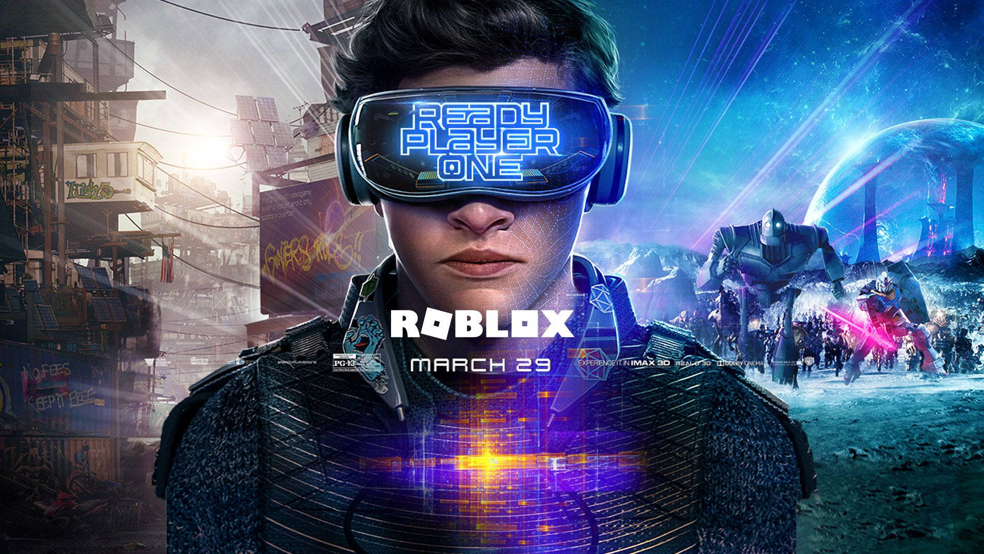 Download 3d Roblox Blue Square Logo Wallpaper