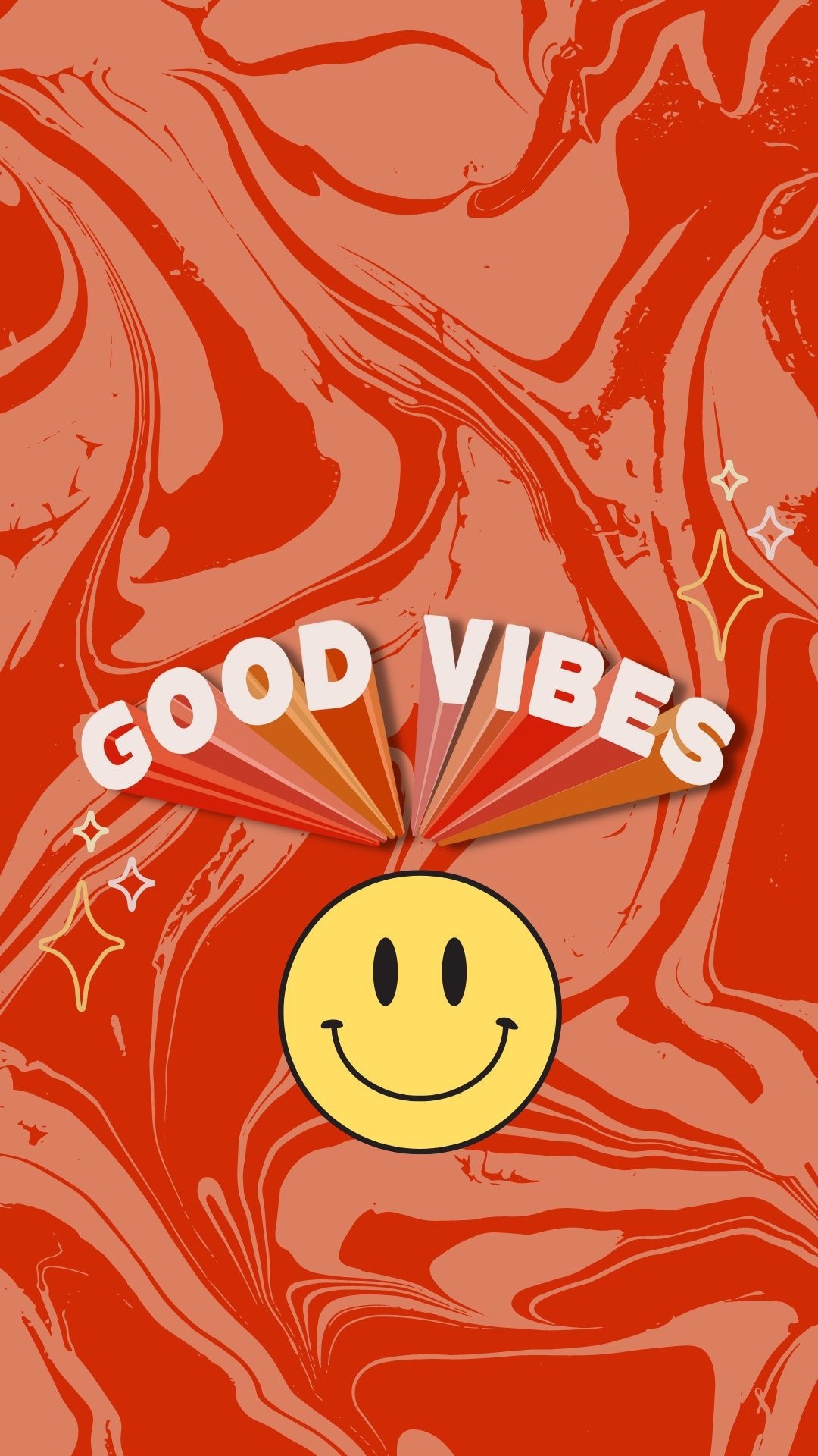 Positive Vibe Aesthetic Background iPad Wallpaper 