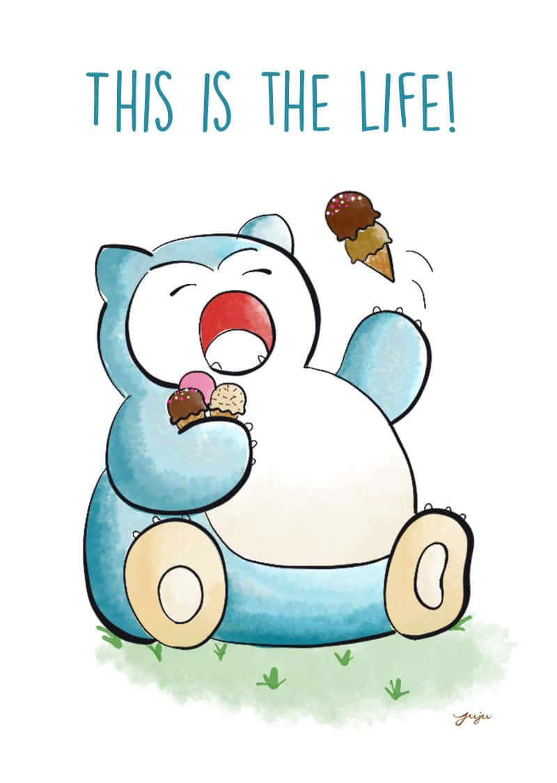 Download Snorlax Background