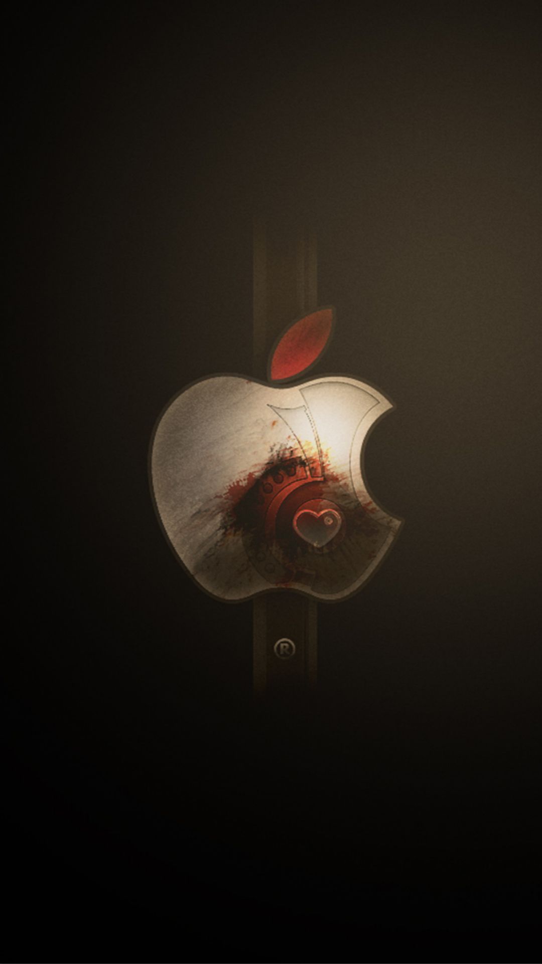 Cool Apple Logo iPhone Wallpaper