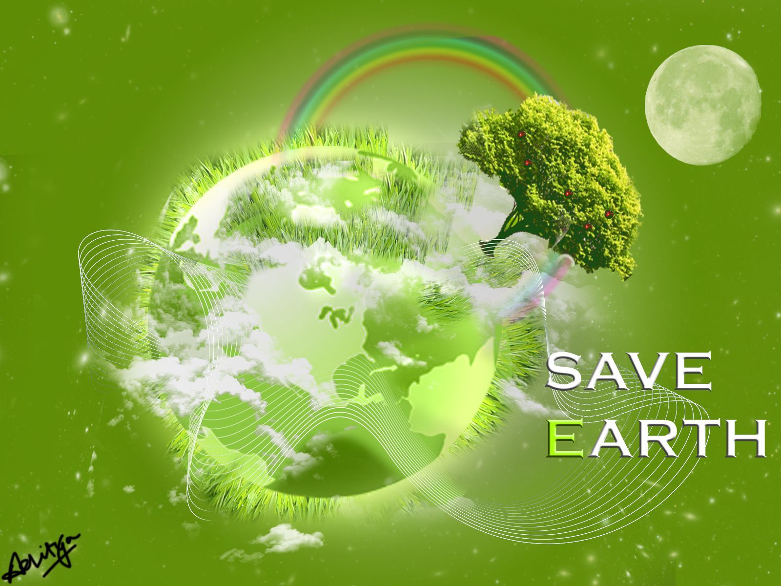 Save the Planet Wallpaper