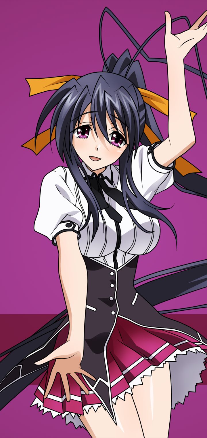 Mobile wallpaper: Anime, Akeno Himejima, High School Dxd, 1407882 download the picture for free
