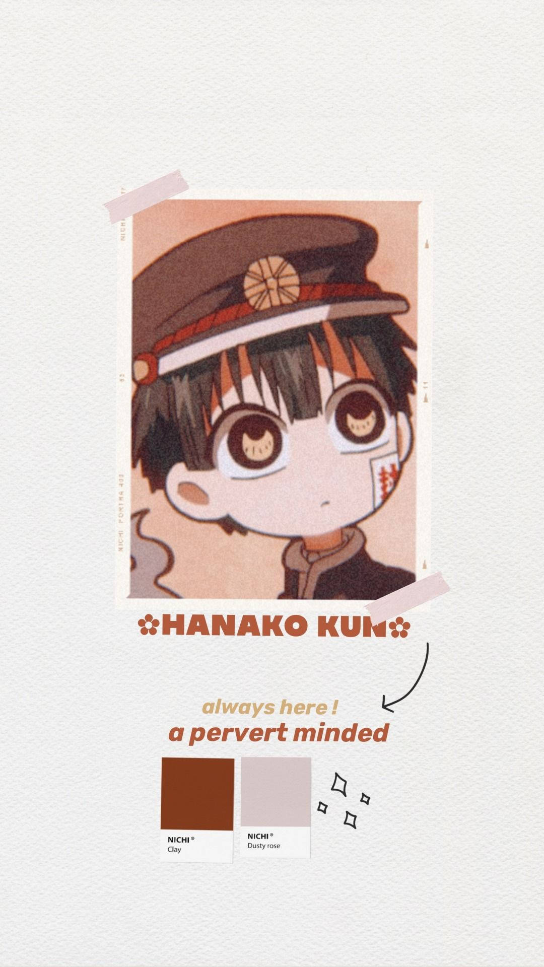 Download A Picture Of A Boy In Uniform With A Brown Background Wallpaper