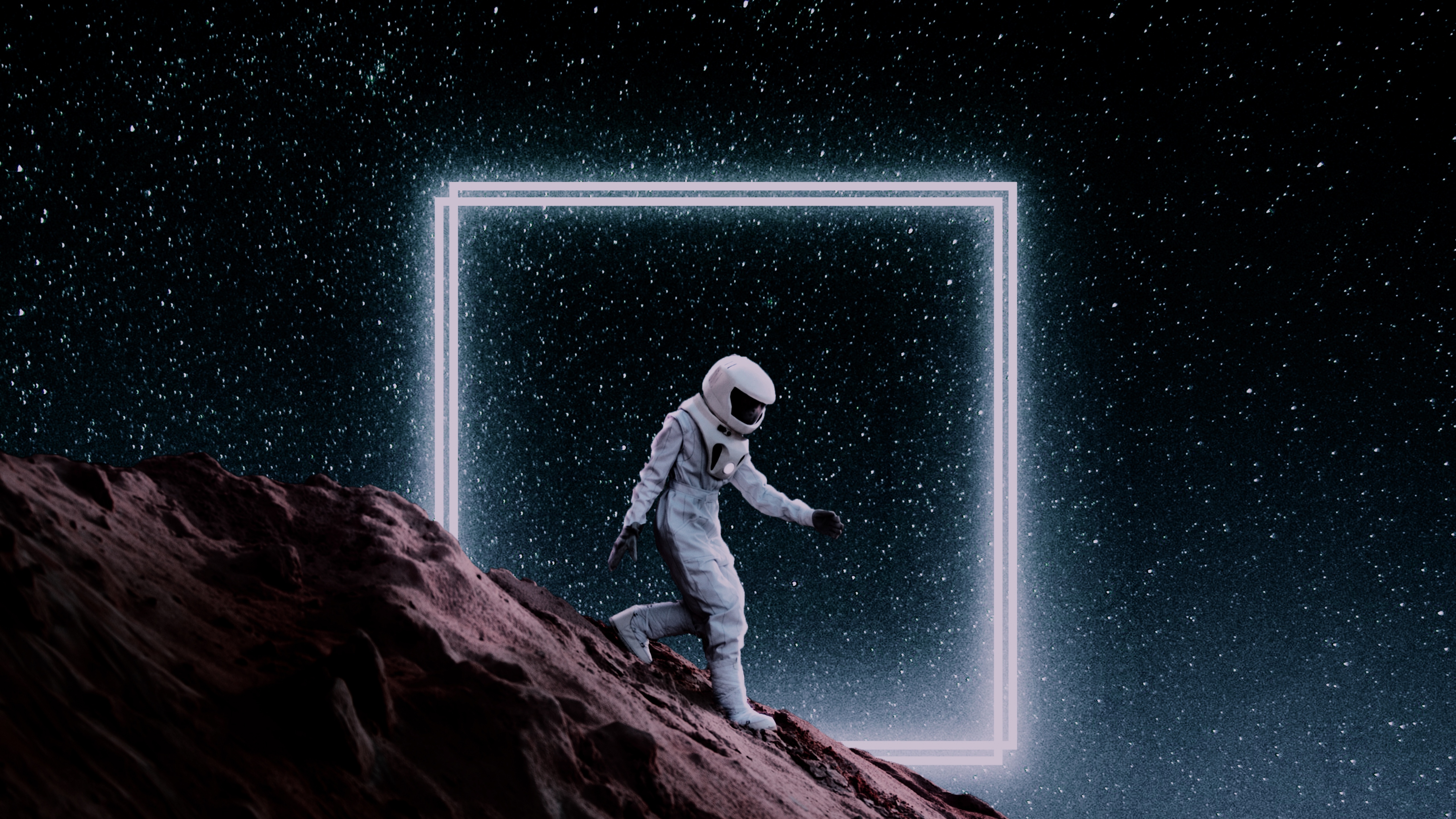 Spaceman Wallpaper 4K, Astronaut, Fantasy, Sci Fi