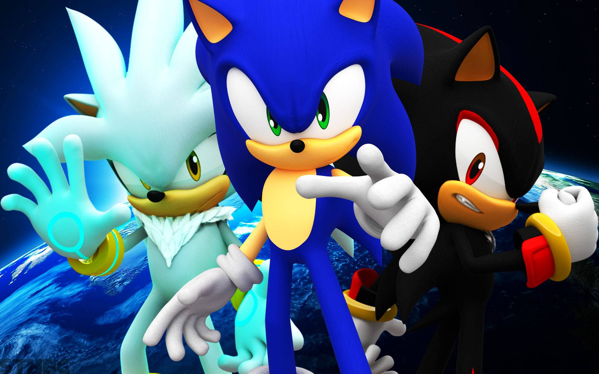 Download Silver Sonic And Shadow The Hedgehog Pfp Wallpaper