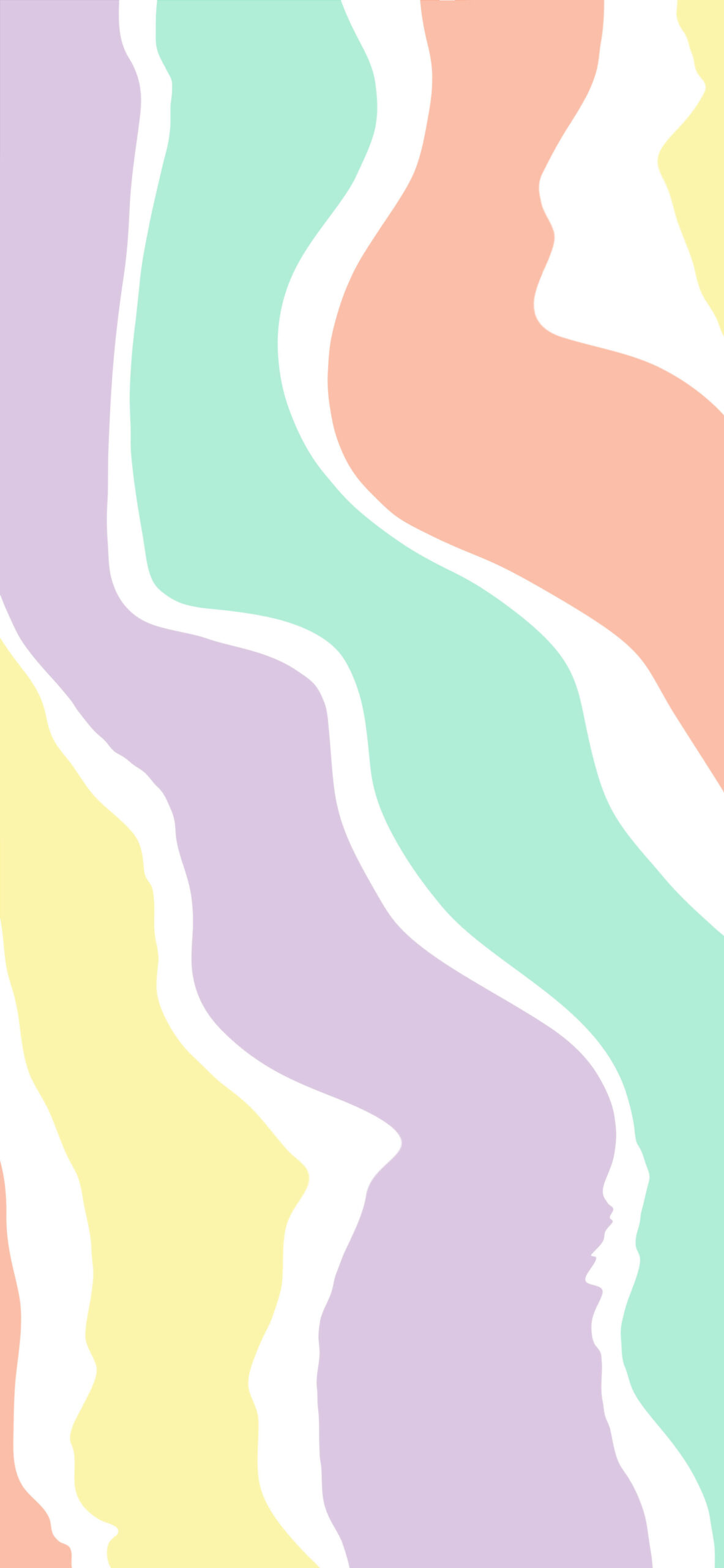 Pastel Wallpaper Aesthetic Liquid Lines