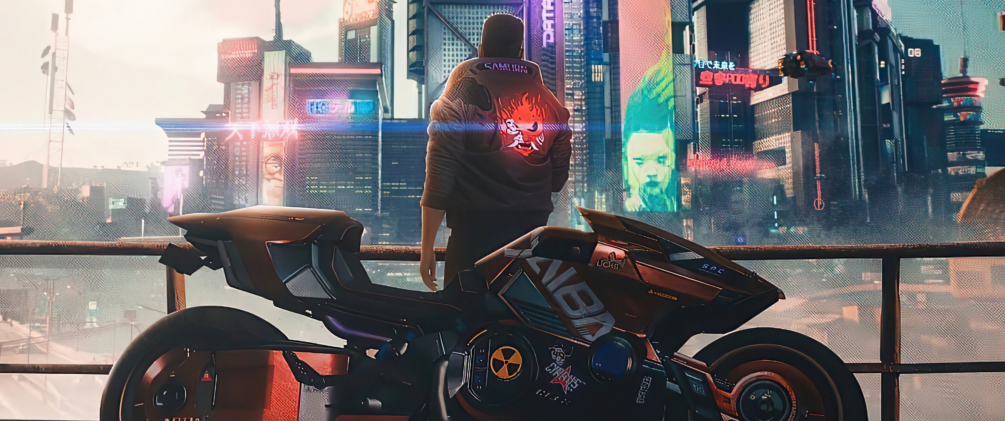 Cyberpunk 2077 fan art UltraWide 21:9 wallpapers or desktop