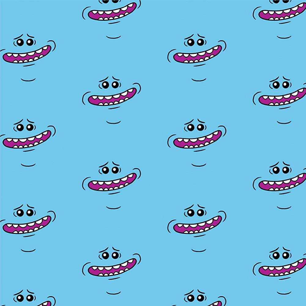 GRAPHICS & MORE Rick and Morty Mr. Meeseeks Face Premium Roll Gift Wrap Wrapping Paper, Health & Household