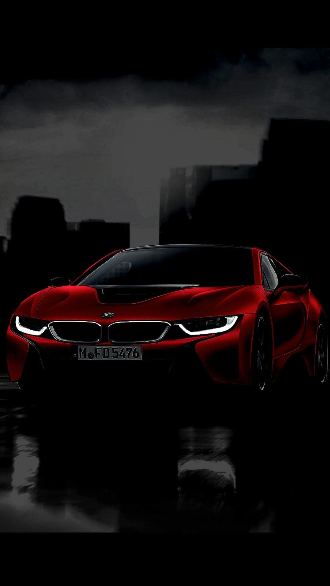 BMW i8 Red Black wallpaper 1080x1920. Bmw i8, Super cars, Supercars wallpaper