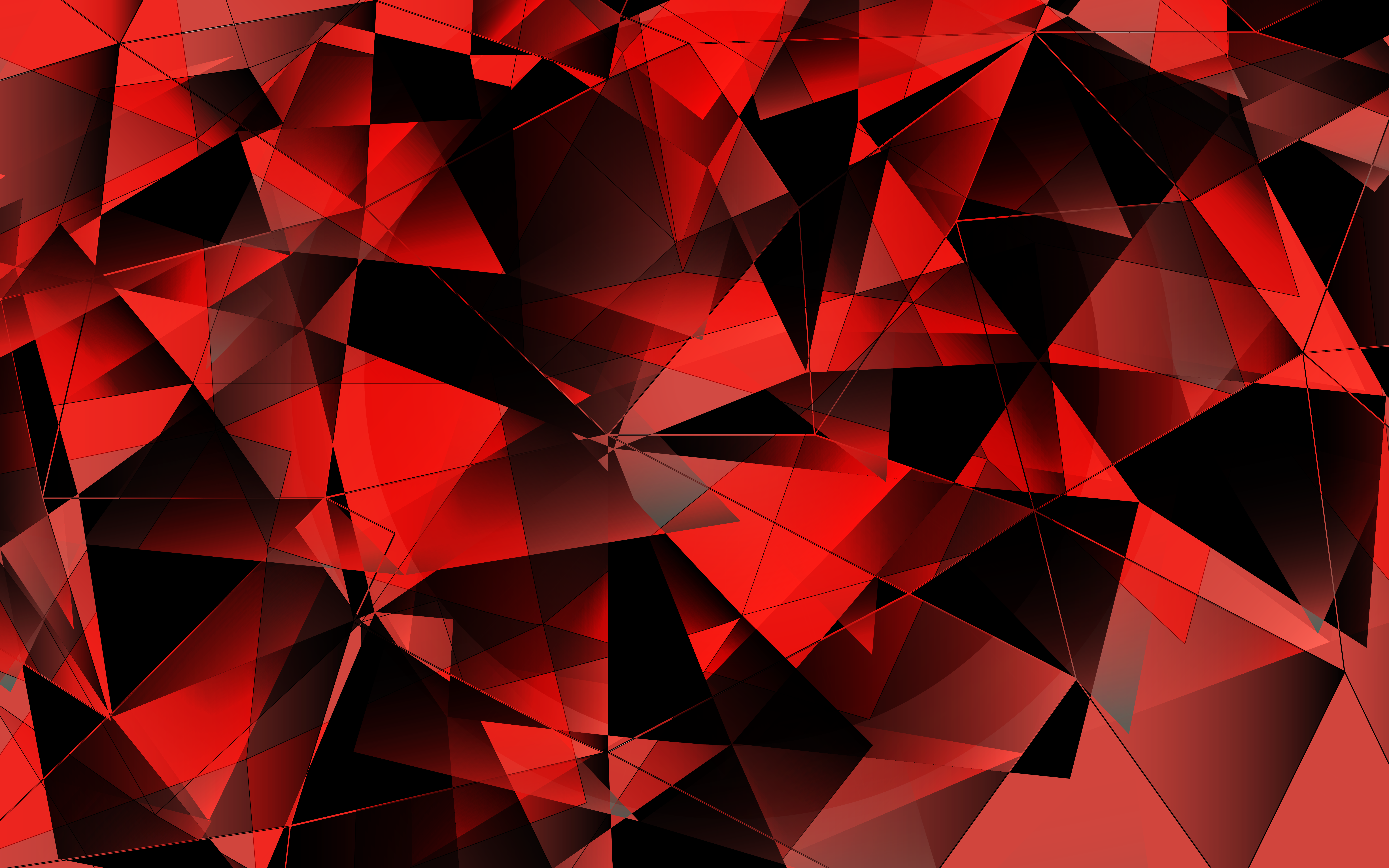 Abstract Shapes 8k Ultra HD, Red Gallery HD Wallpaper