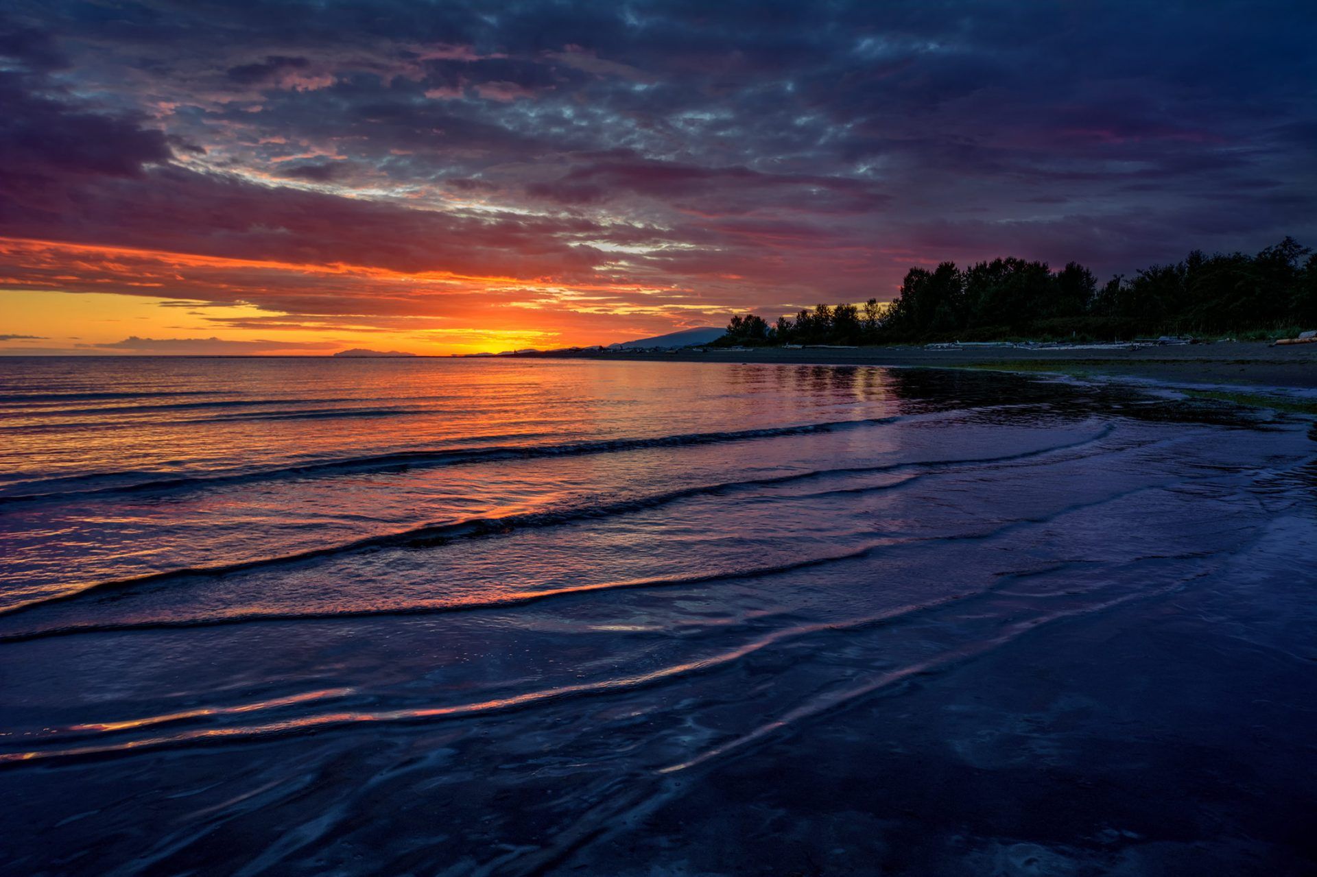 Night Time Beach Wallpaper