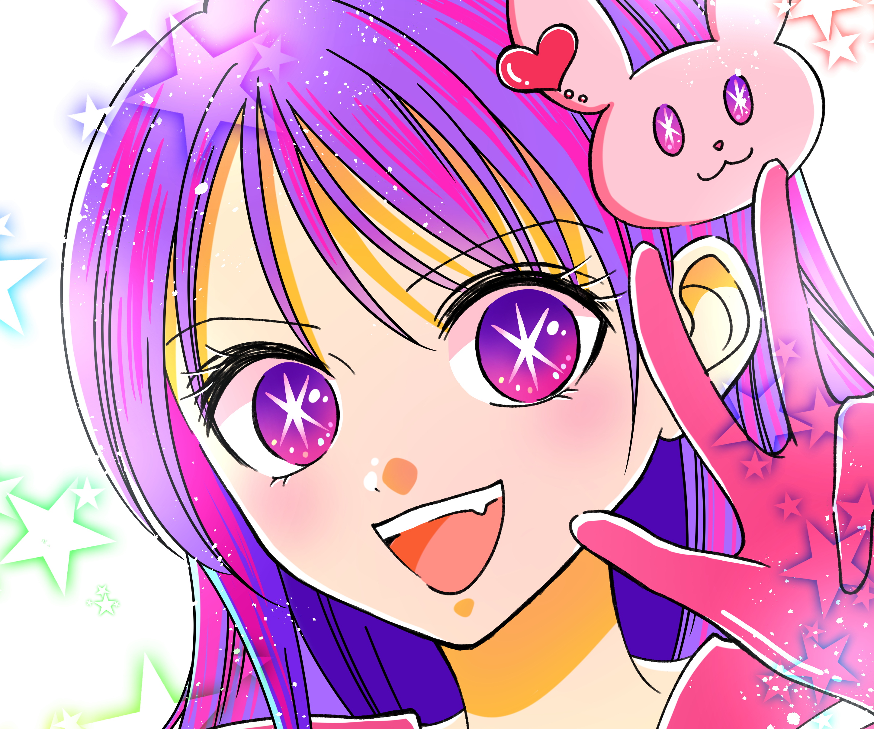 Oshi no Ko HD Wallpaper by 蒼田あや