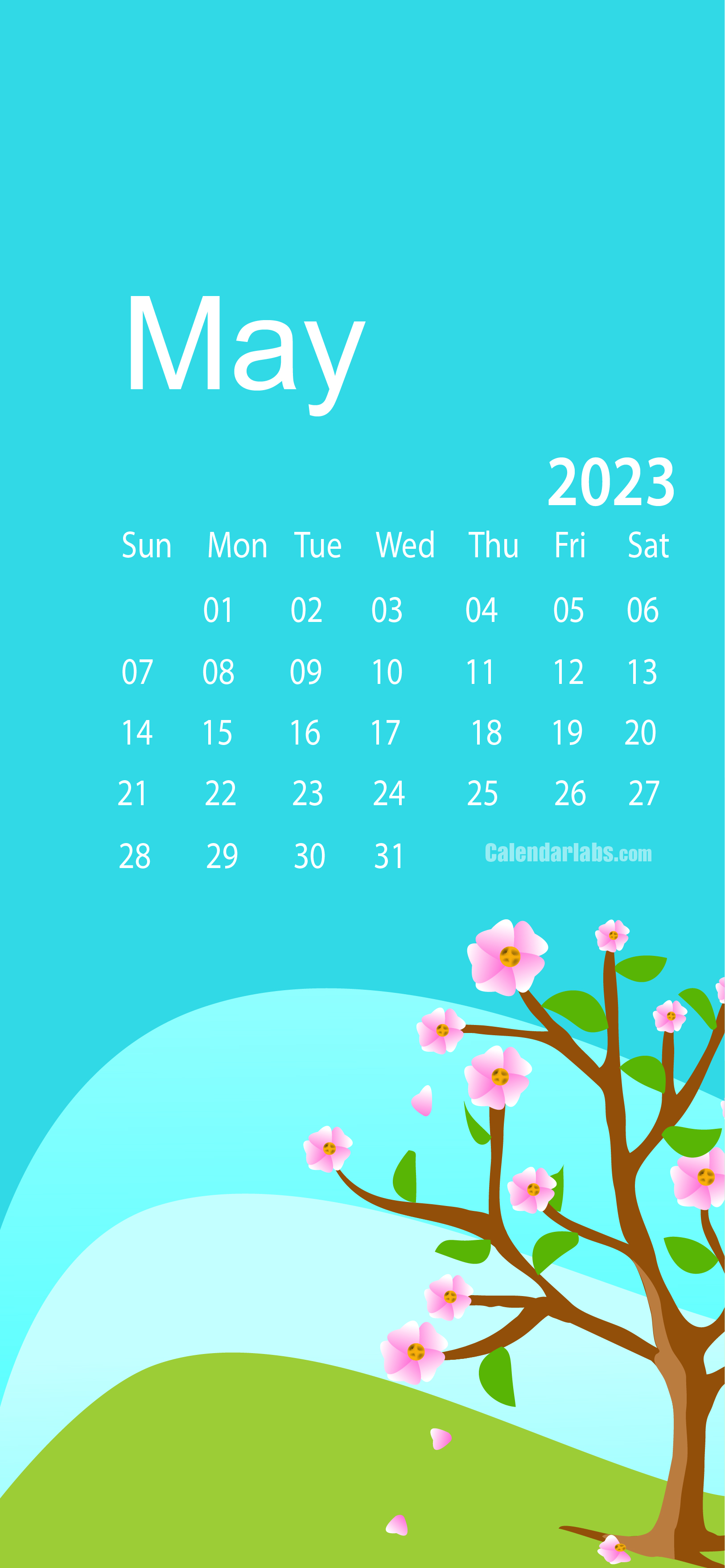 May 2023 Calendar Wallpapers Wallpaper Cave