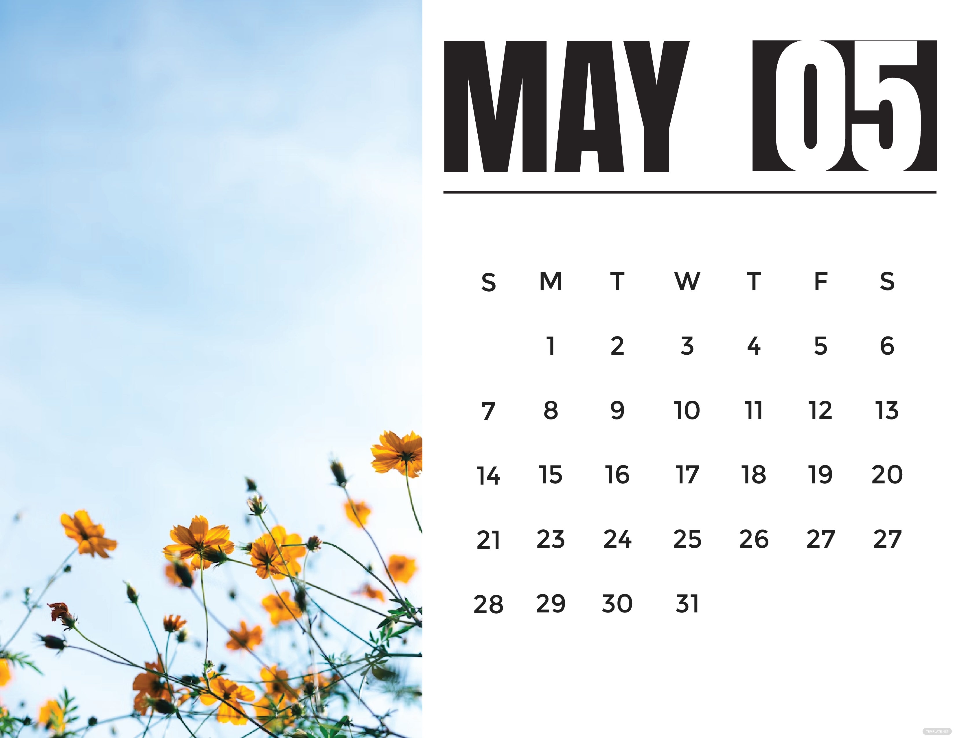 May 2023 Calendar Wallpapers Wallpaper Cave