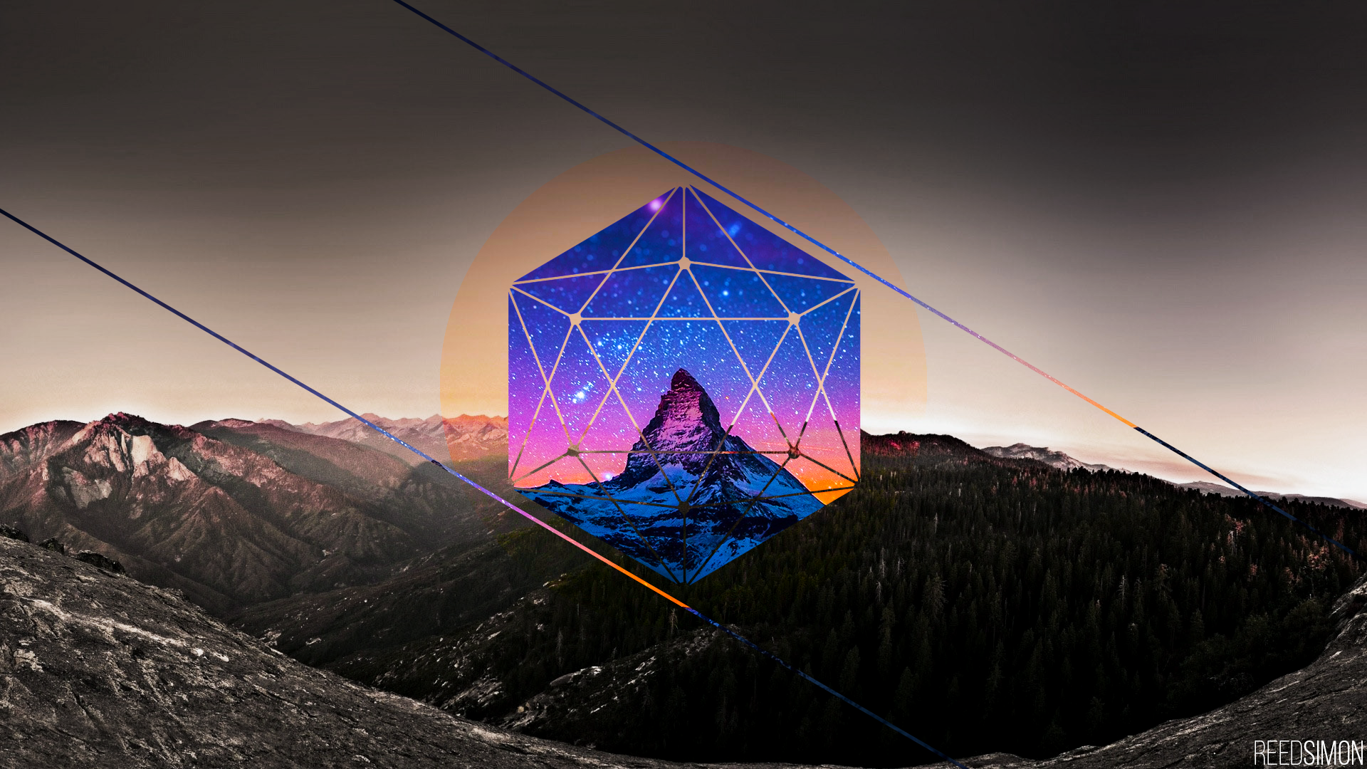 Mountain Polyscape HD [1920x1080] • R Wallpaper. Background HD Wallpaper, HD Wallpaper, Wallpaper Gallery