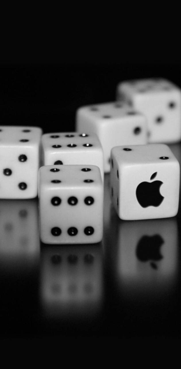 Black dice wallpaper