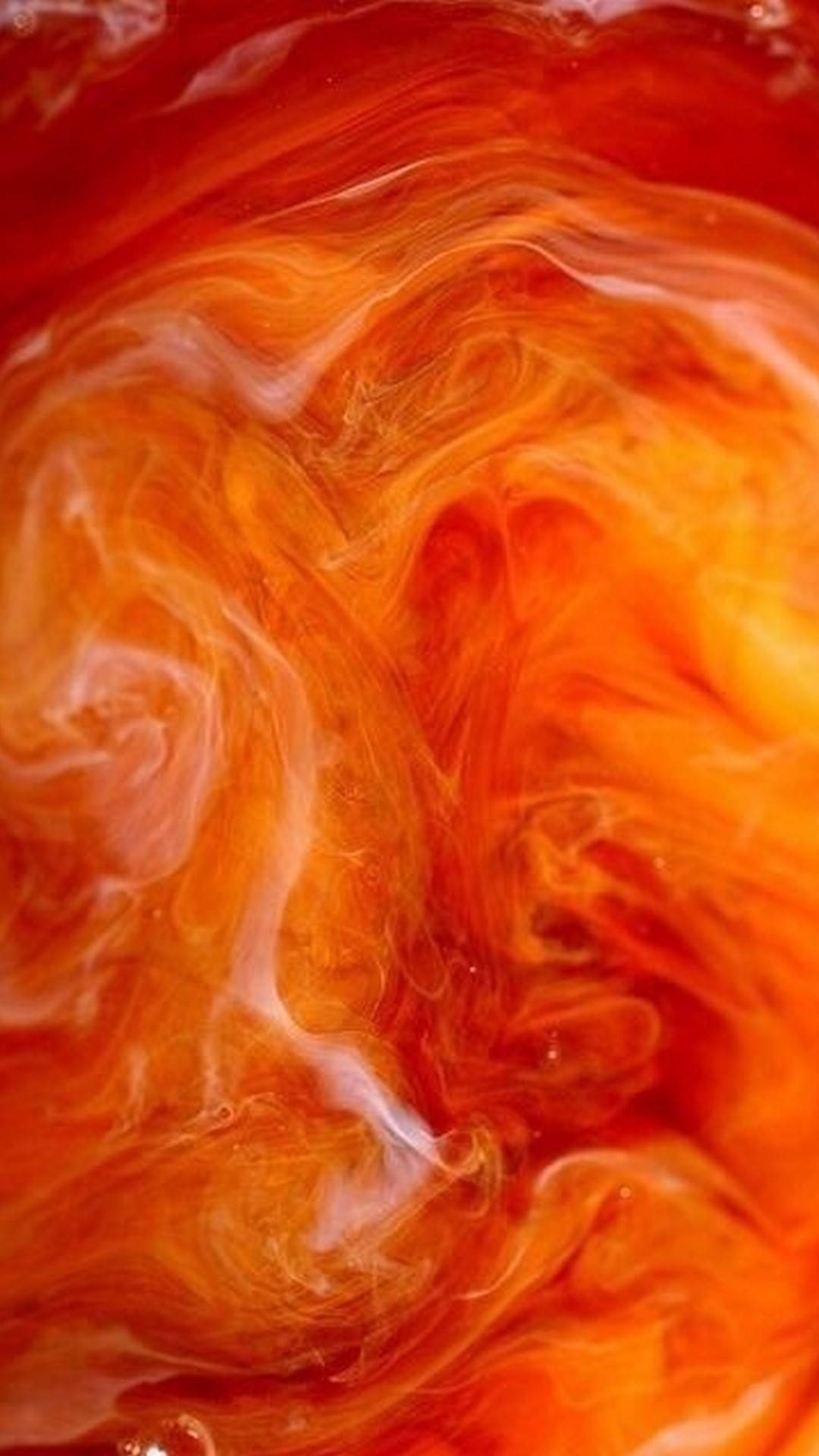 Download Orange Aesthetic Marble Art Phone Wallpaper