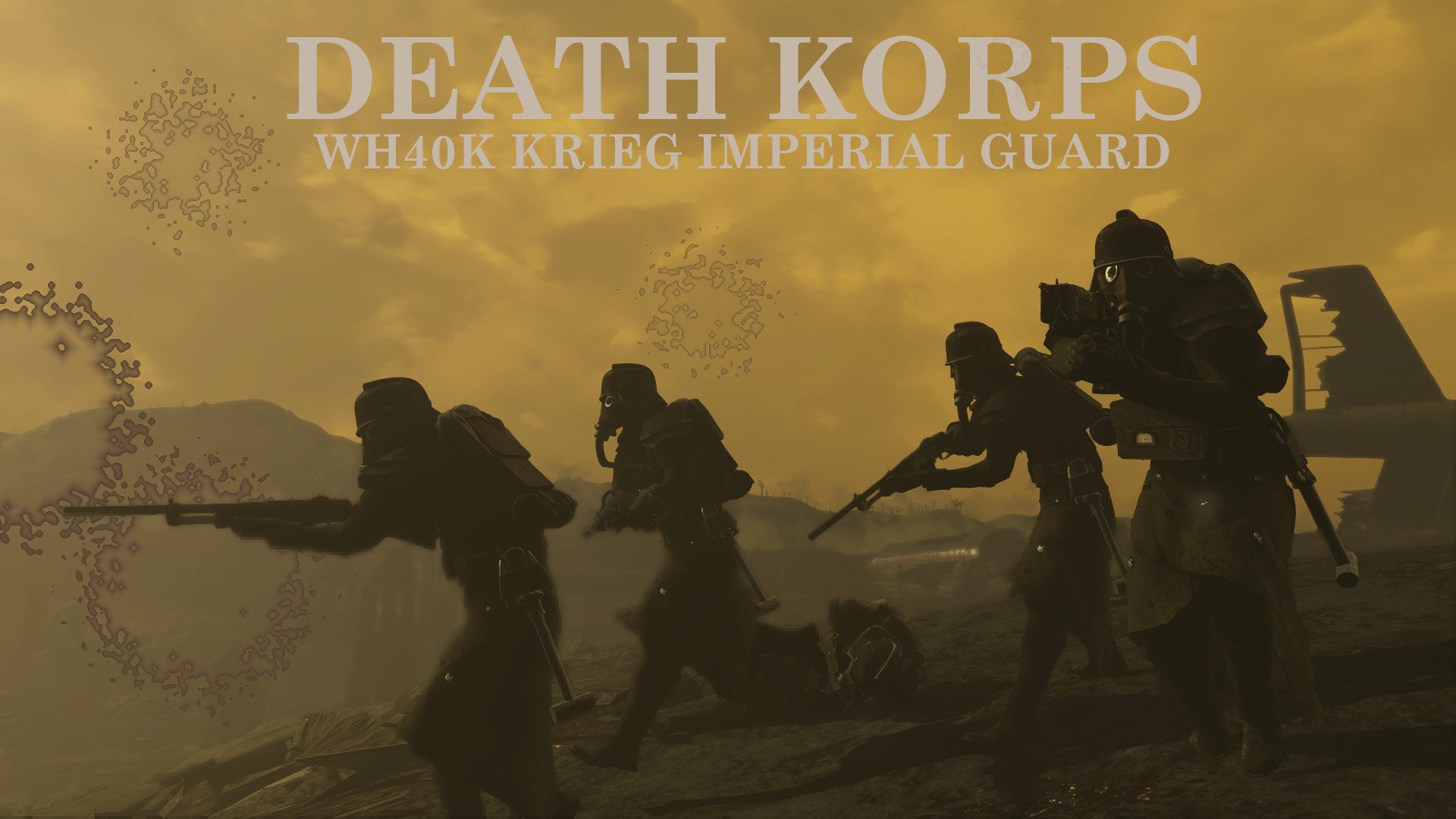 HD wallpaper Warhammer 40000 The Death Korps of Krieg weapon military   Wallpaper Flare