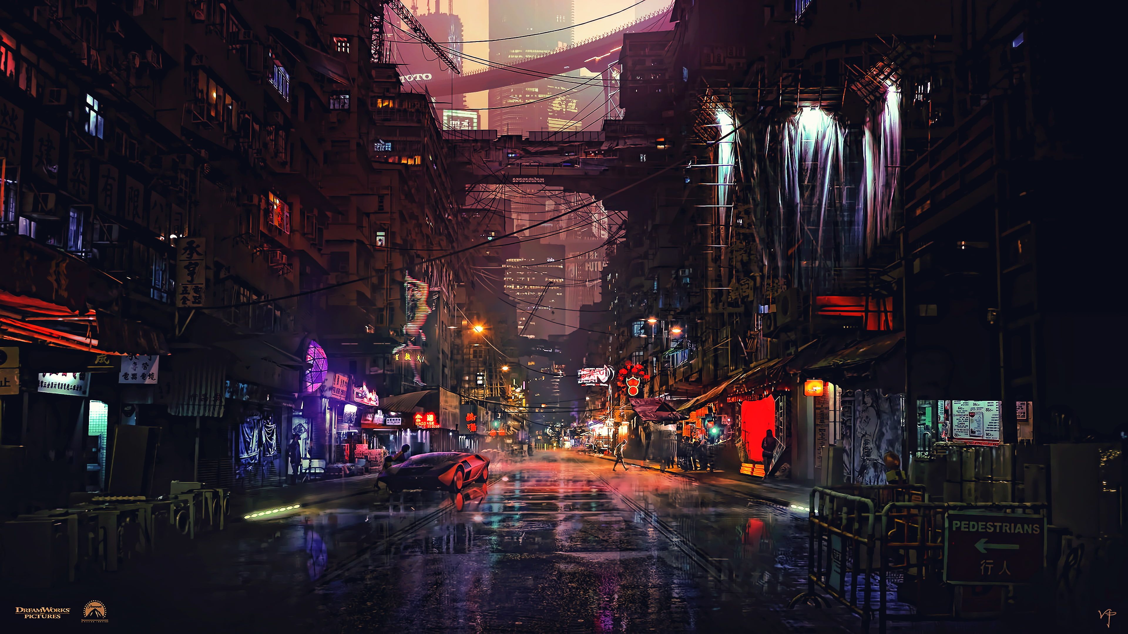 Картинки Киберпанк Город