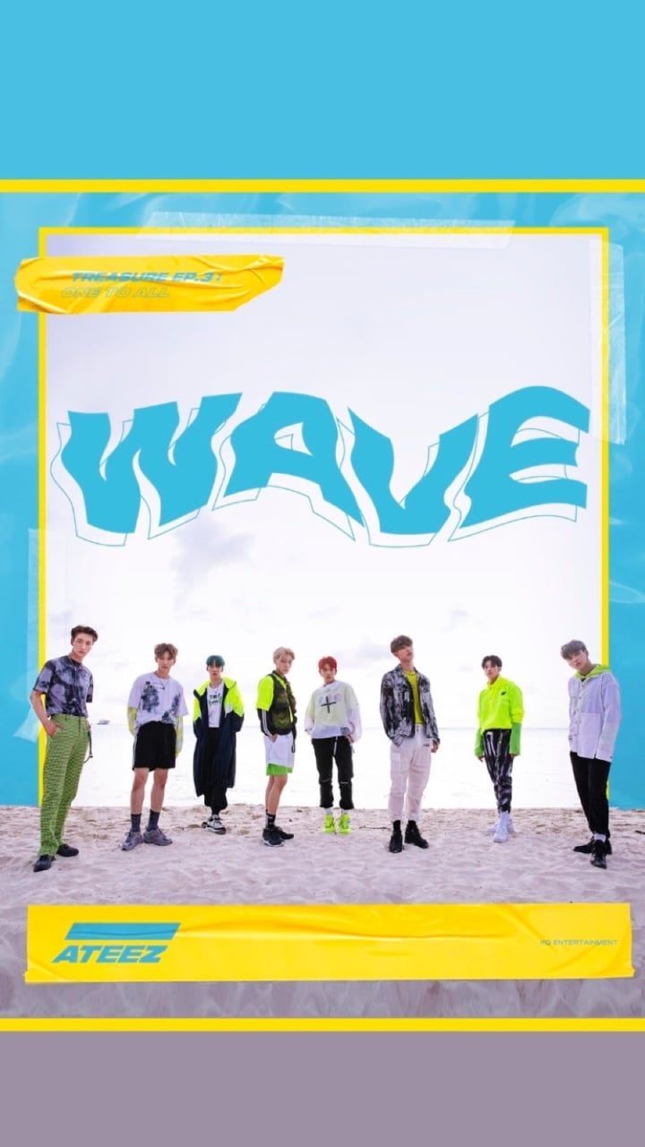 Ateez Wave Wallpaper