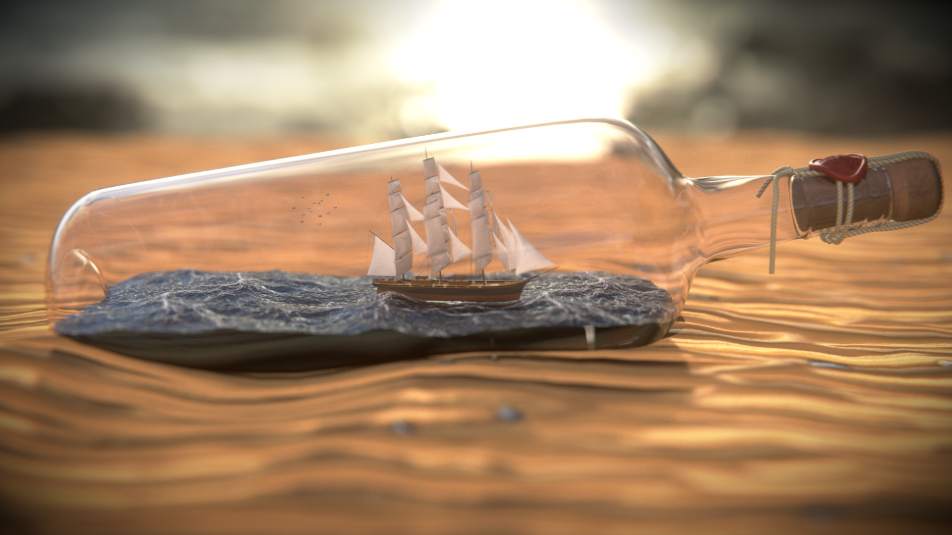 Antonin Morlet in a bottle