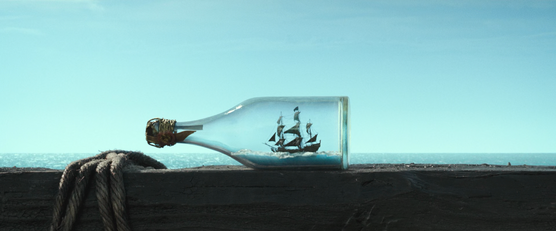 Pirates Ship in a Bottle (shot from Pirates 5)