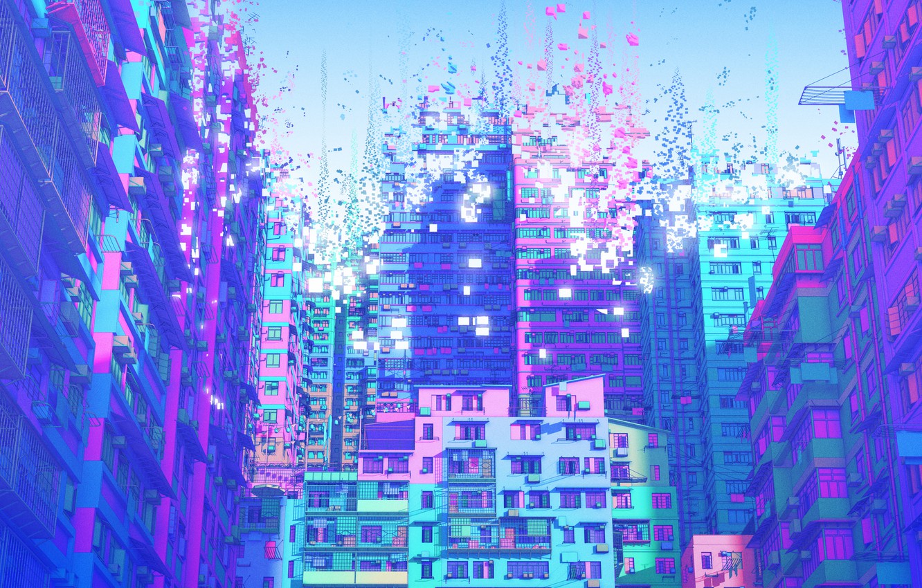 Cyberpunk Illustration Wallpaper Free Cyberpunk Illustration Background