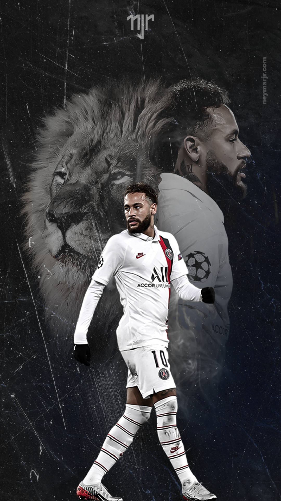 Download Neymar Paris Saint Germain Lion Wallpaper