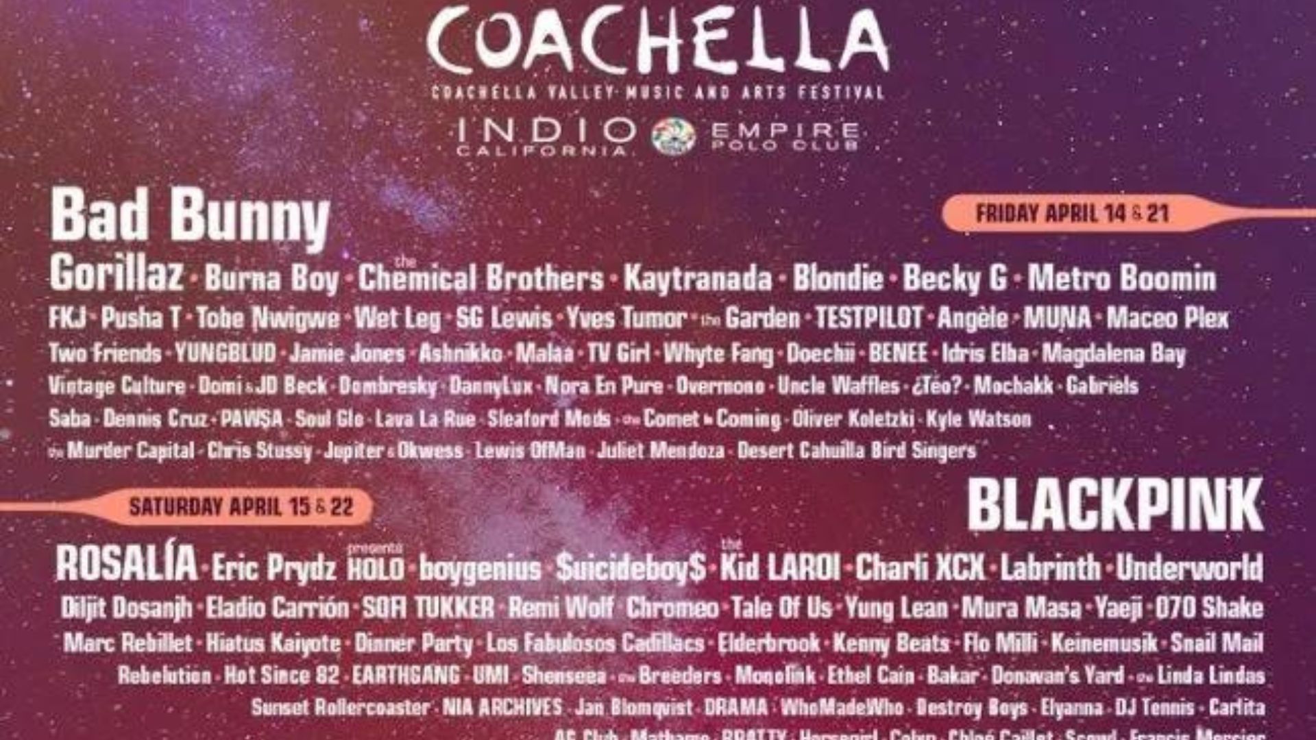 Coachella 2023 Line Up: Diljit Dosanjh All Set To Rock The Stage