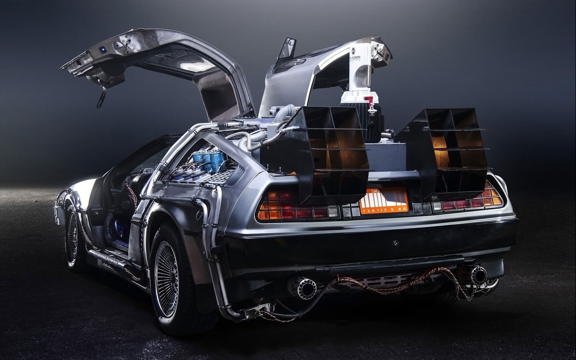 Wallpaper Back To The Future Delorean Car, Movie