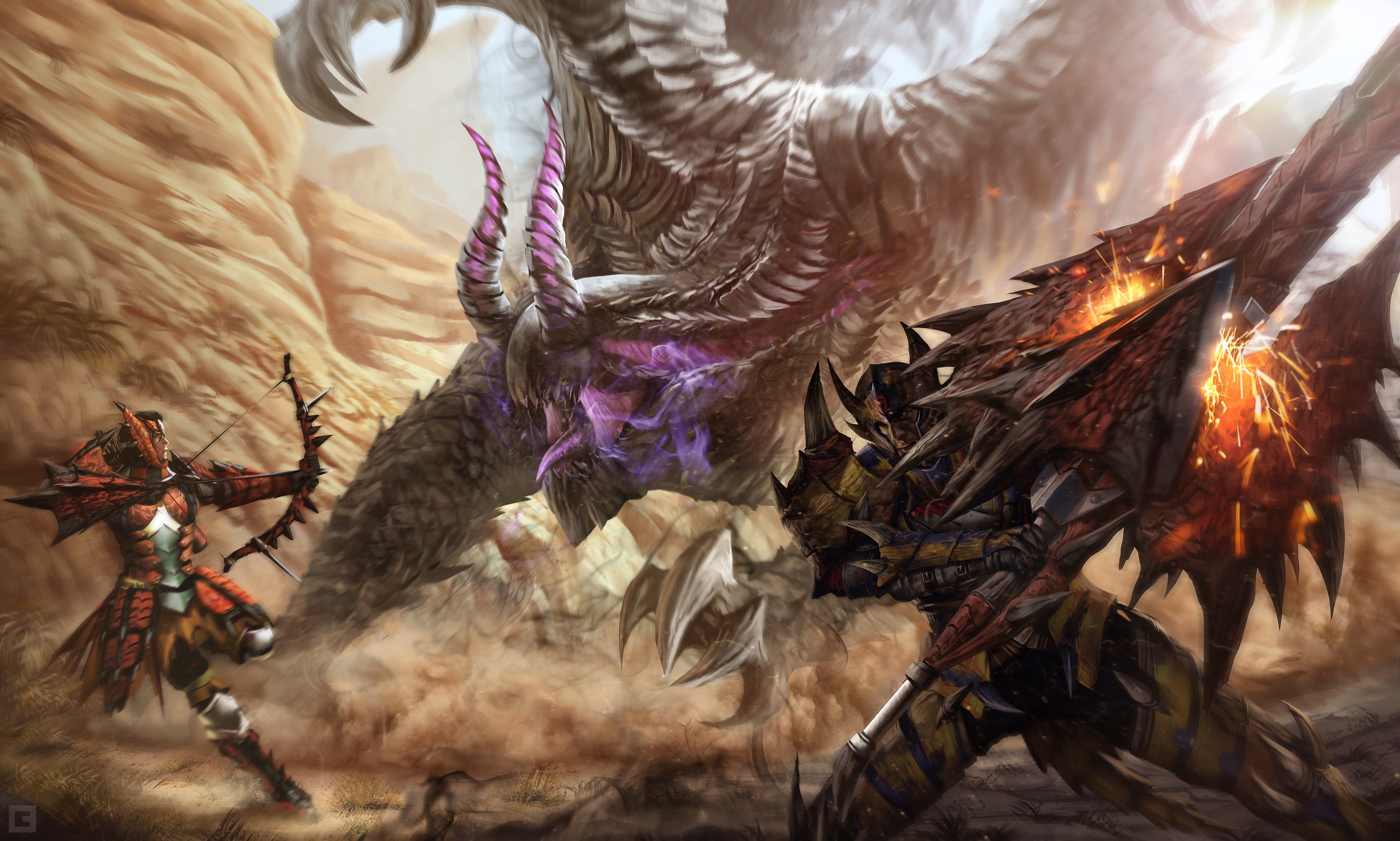 Monster Hunter 4k Wallpapers Wallpaper Cave