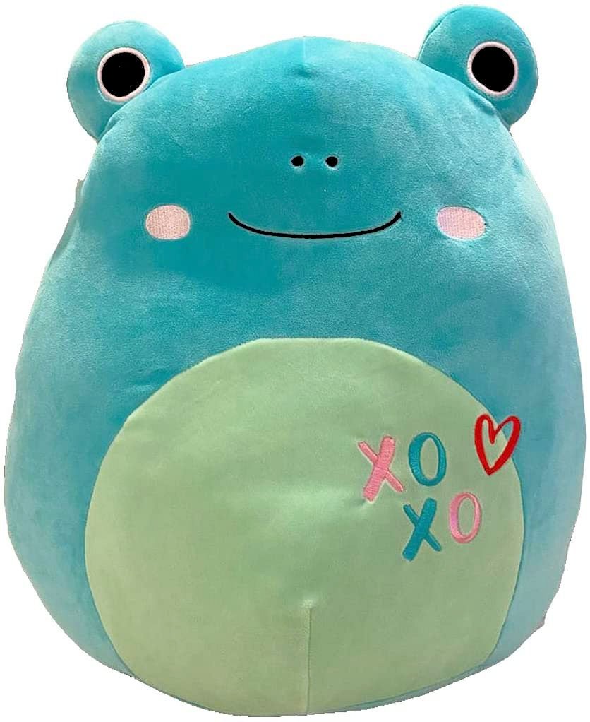 Squishmallows 16 Valentine Ludwig the Frog