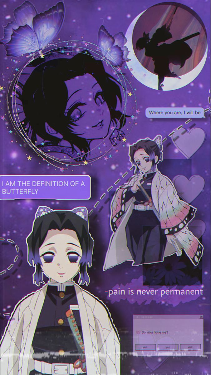 Shinobu Kocho Cute Wallpaper