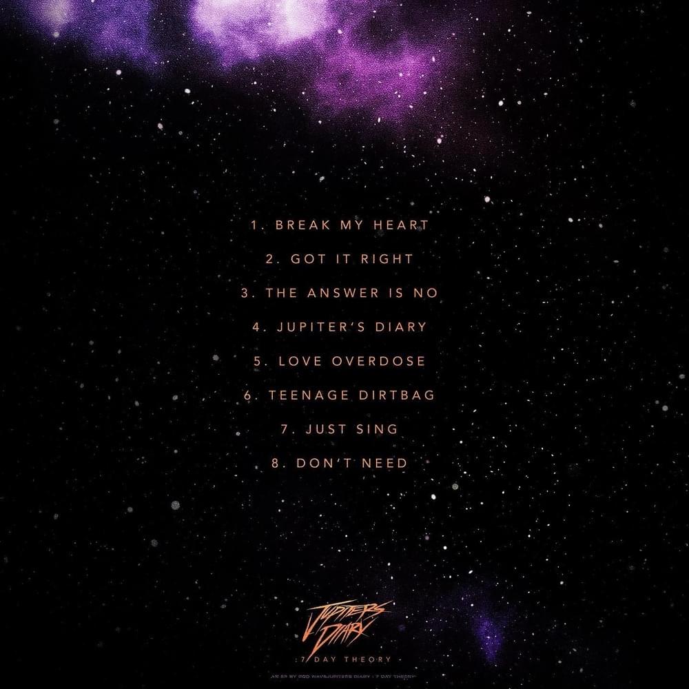 Rod Wave's Diary: 7 Day Theory Lyrics and Tracklist