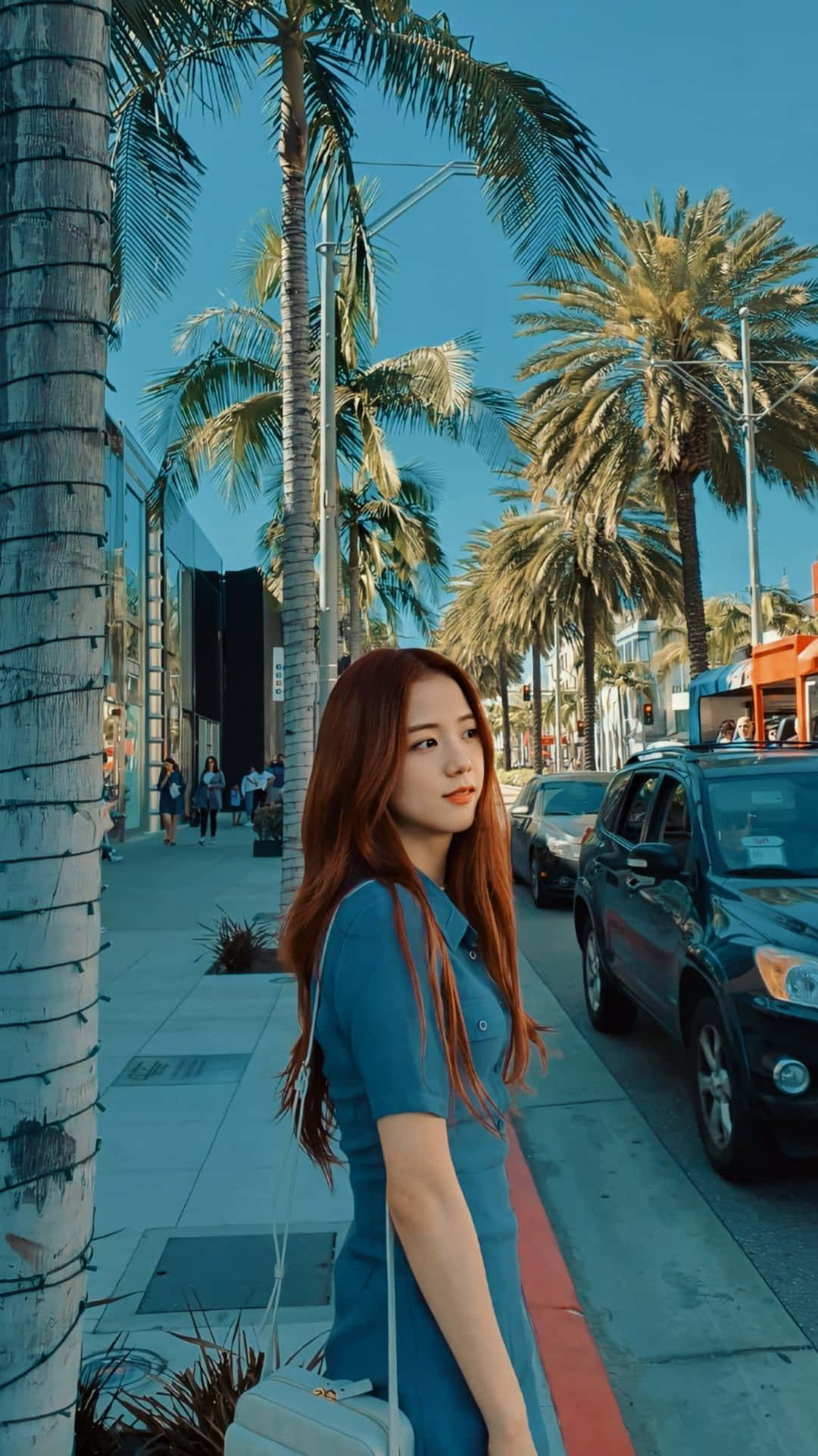 Download Jisoo Blackpink Summer Coast Fashion Wallpaper