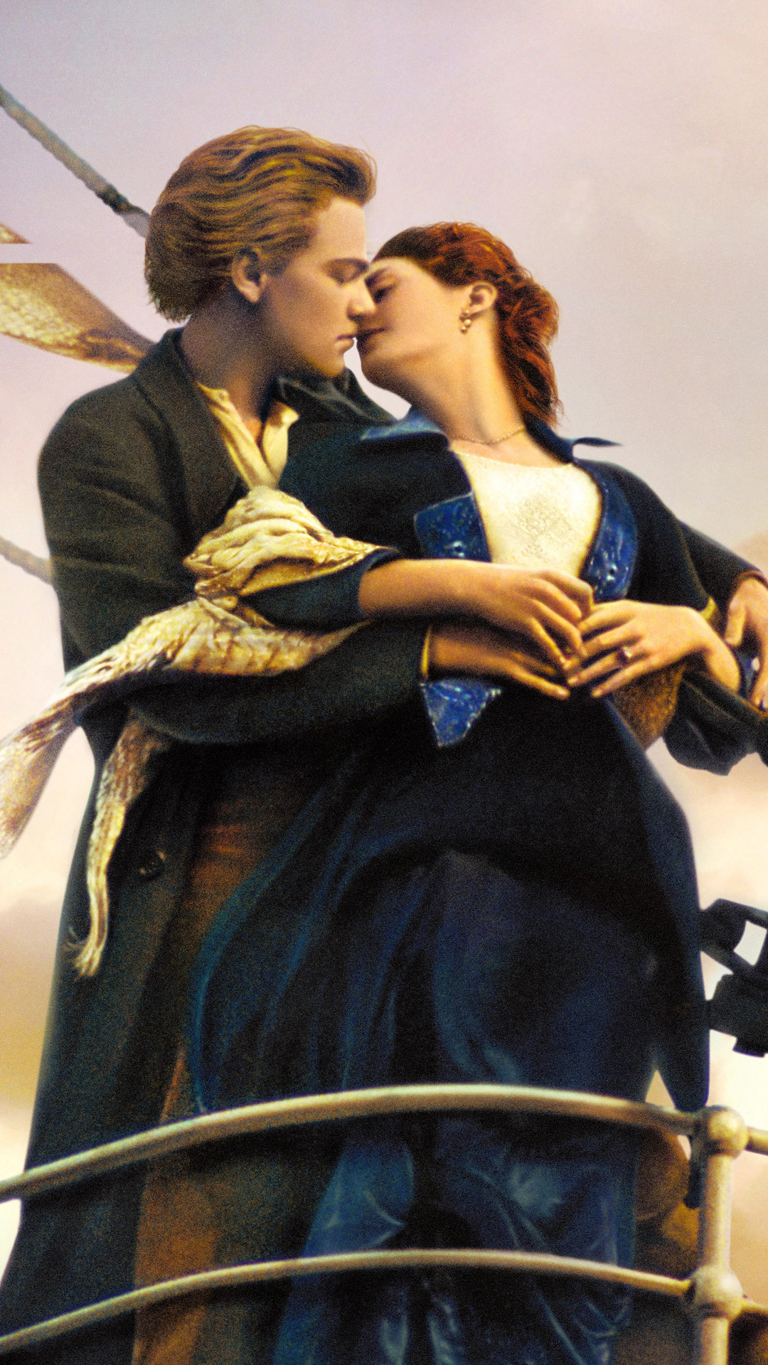 1080x1920 titanic, movies, love, couple, kiss, hd, 5k for iPhone 6, 7, 8 wallpaper