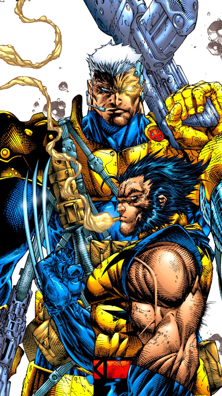 Wallpaper / Comics X Men Phone Wallpaper, Wolverine, Cable ( Marvel Comics), 750x1334 Free Download