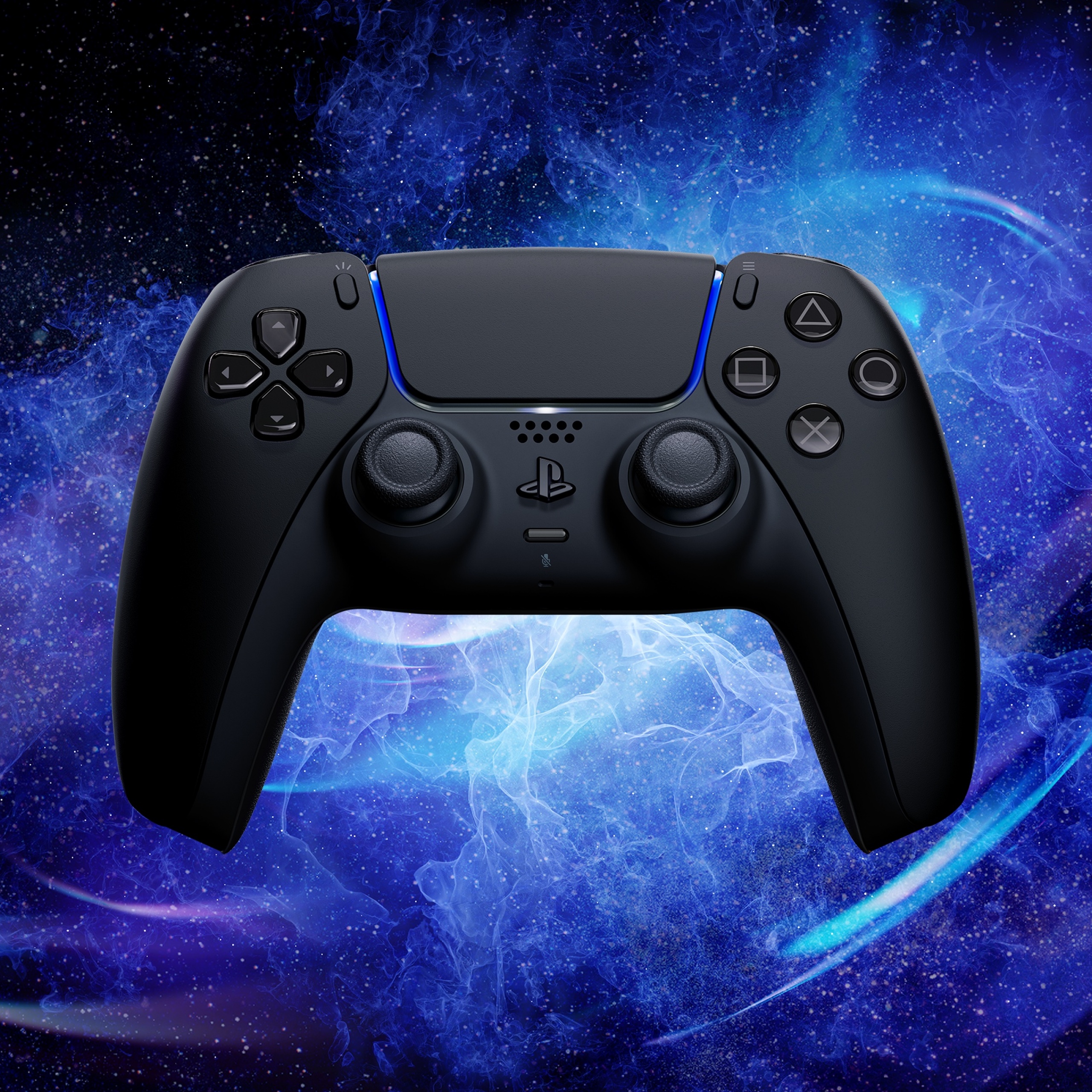 Sony PS5 DualSense Wireless Controller Midnight Black 4K Wallpaper