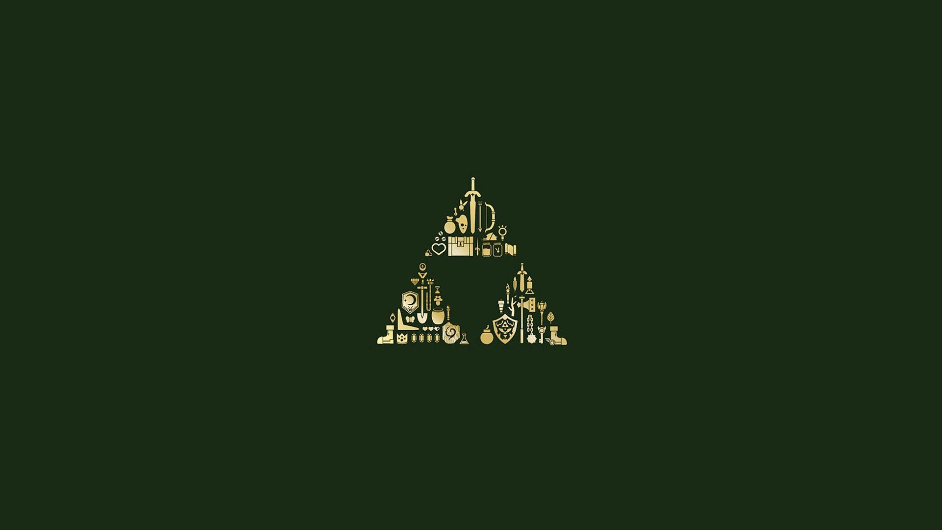 minimalism, Triangle, The Legend of Zelda Wallpaper HD / Desktop and Mobile Background