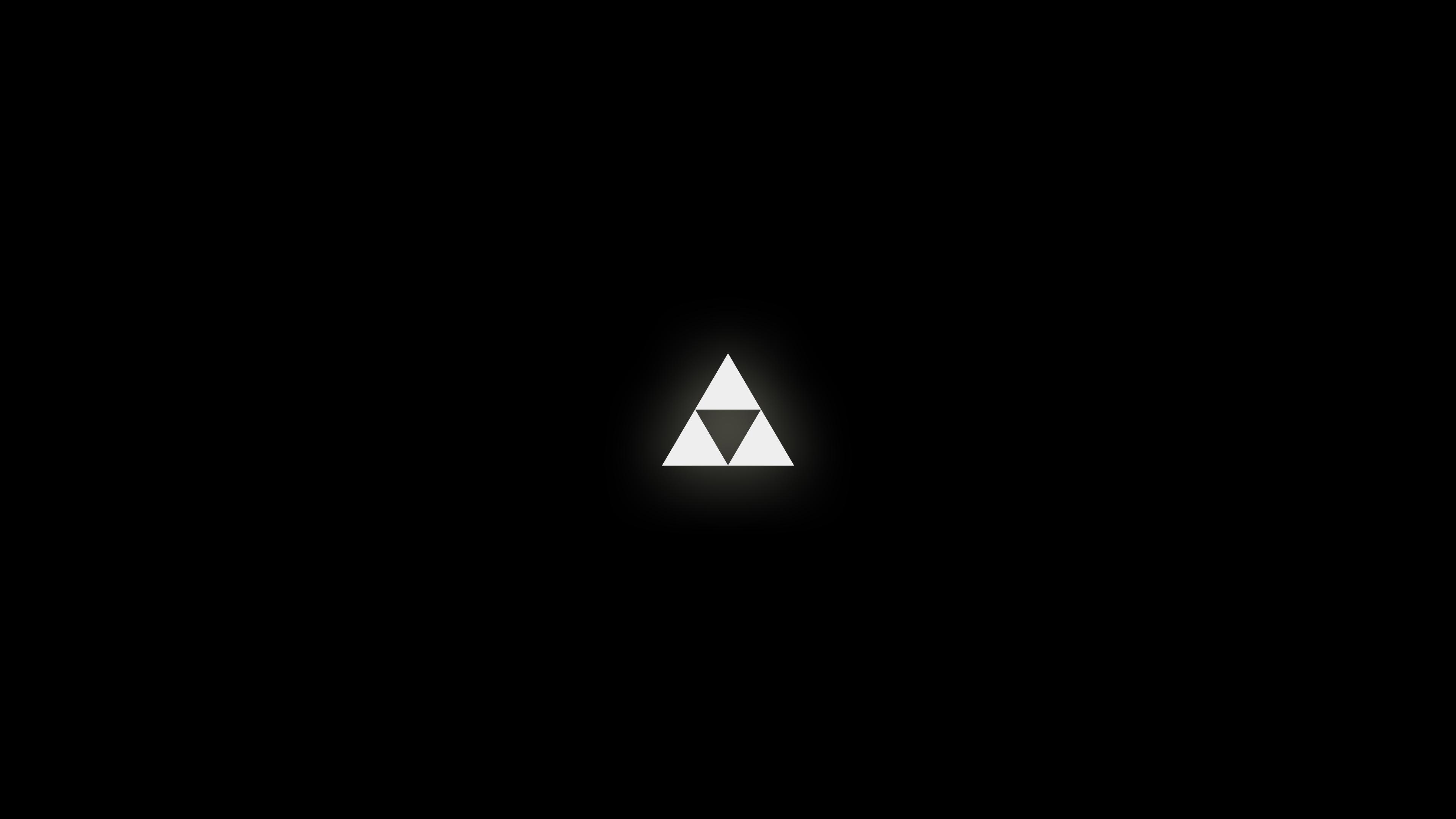 ALL I made this minimalistic Triforce 4k wallpaper you like it