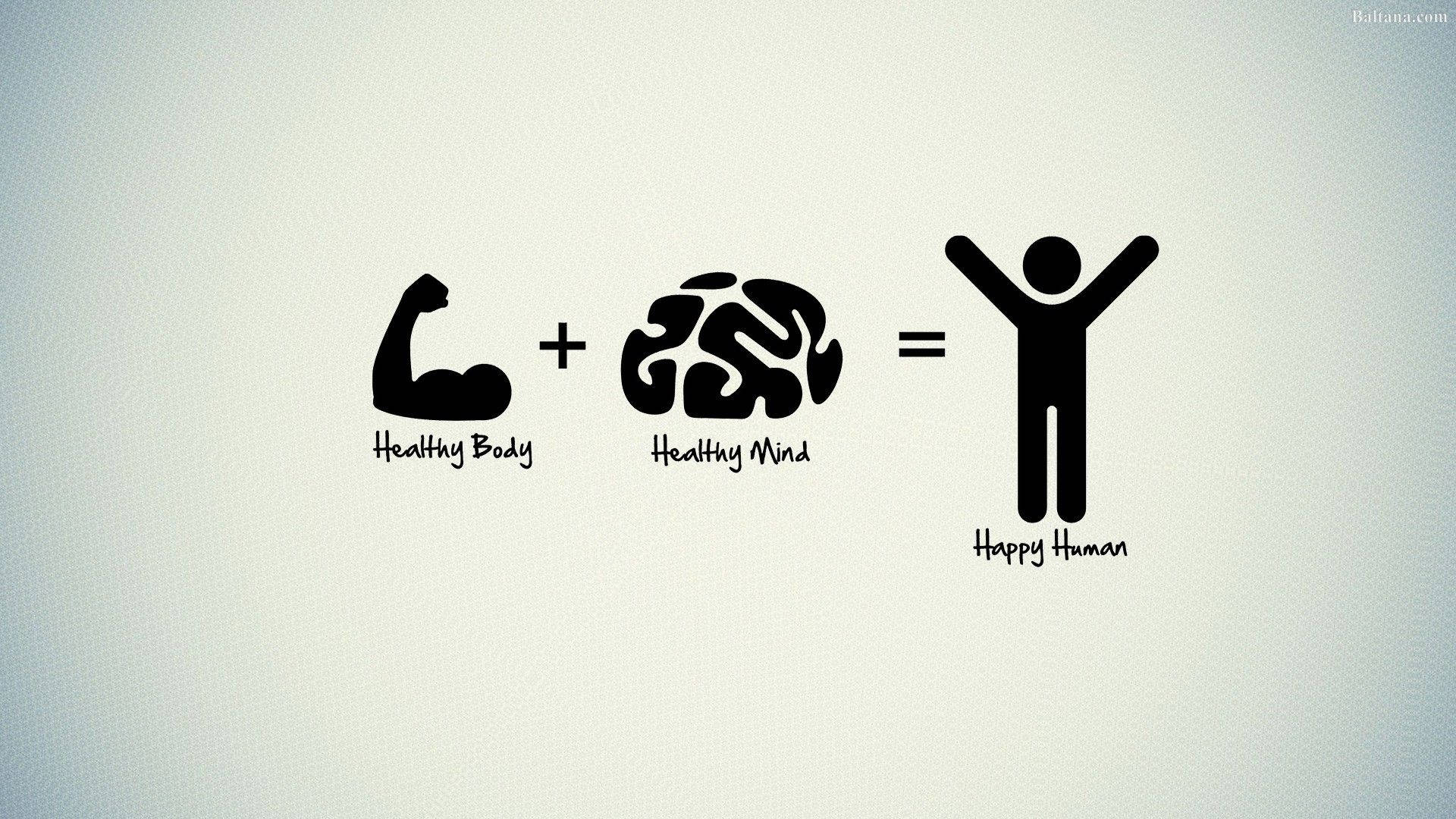 Download Health Body And Healthy Mind For A Happy Human Wallpaper